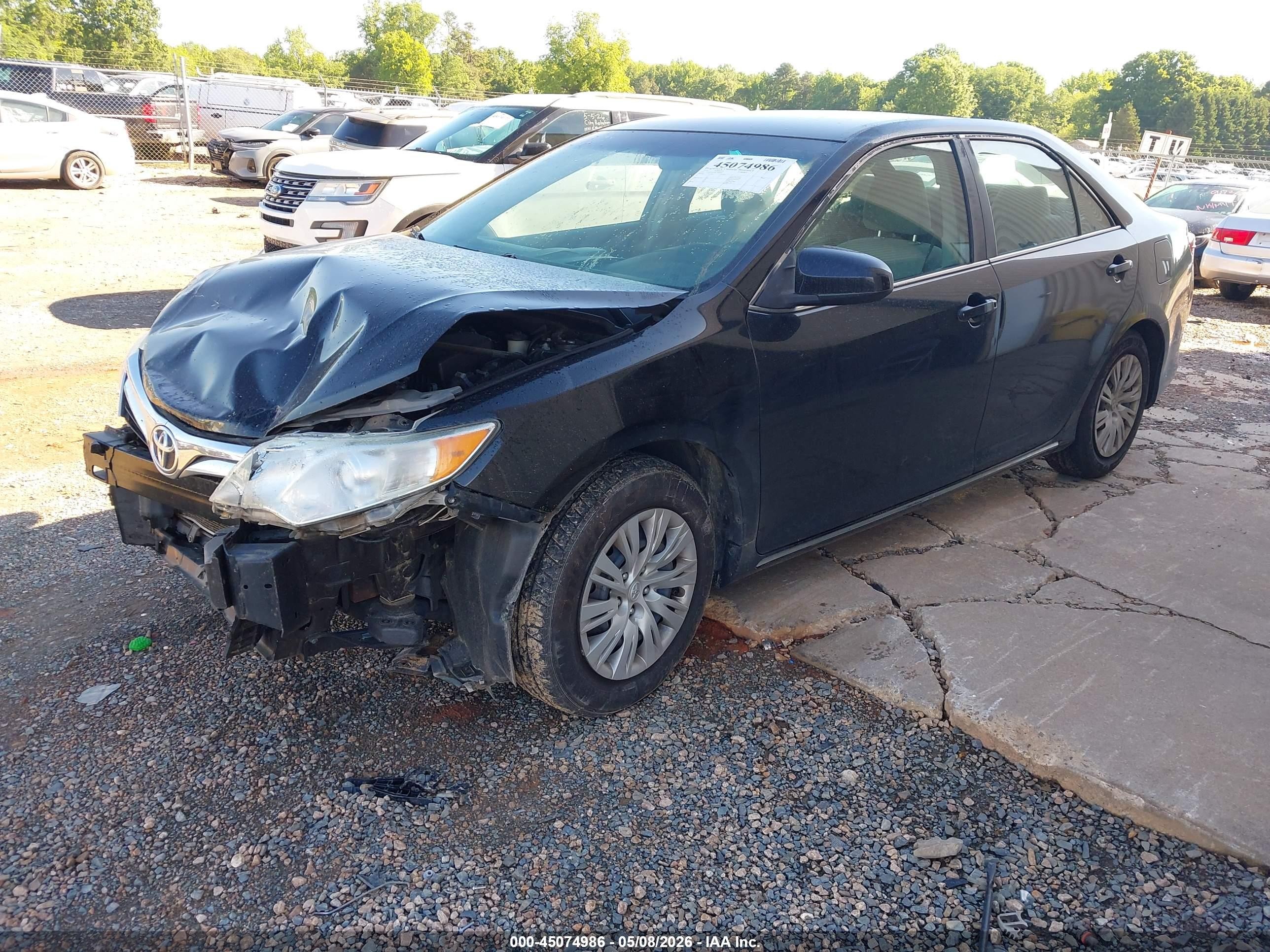 2014 Toyota Camry Le Black vin: 4T1BF1FK0EU360838
