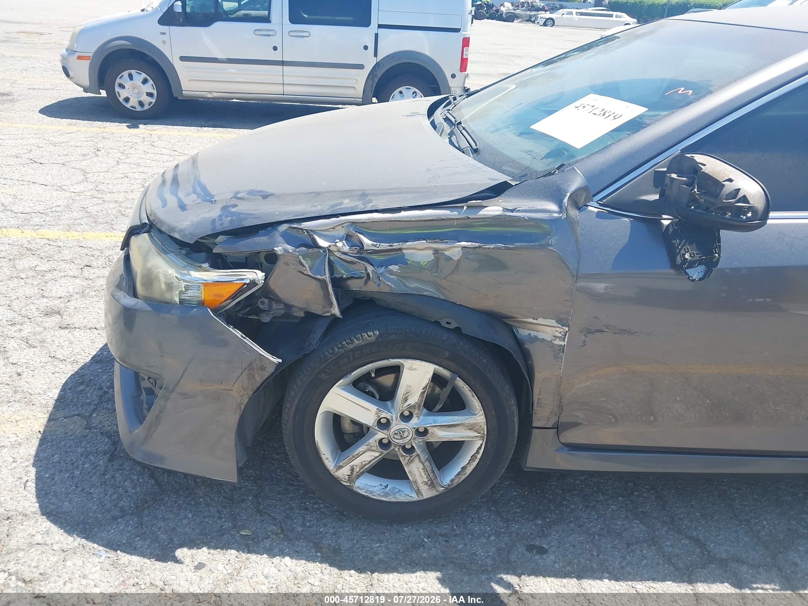 2014 Toyota Camry Se Gray vin: 4T1BF1FK0EU365750