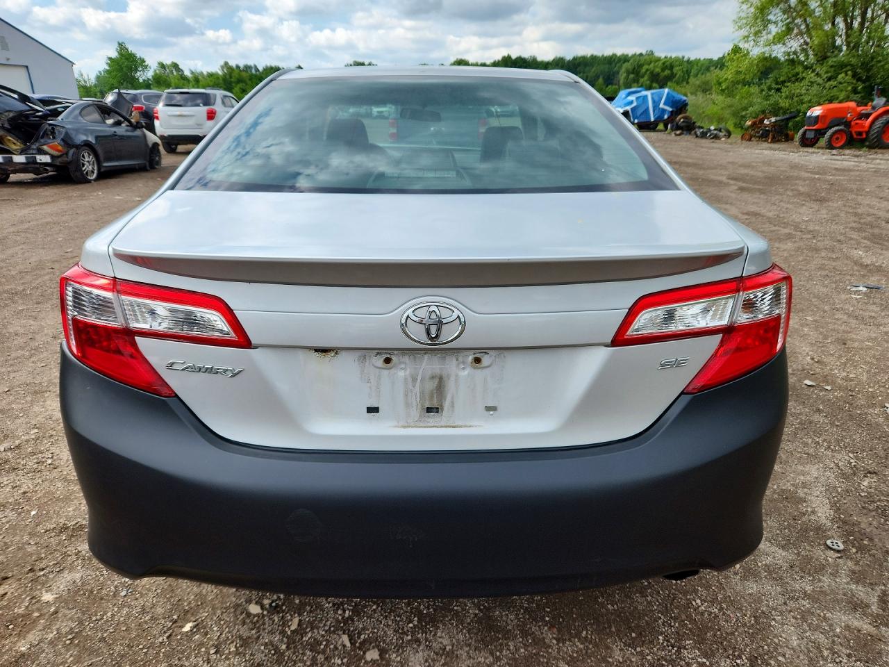 2014 Toyota Camry Se Silver vin: 4T1BF1FK0EU378529