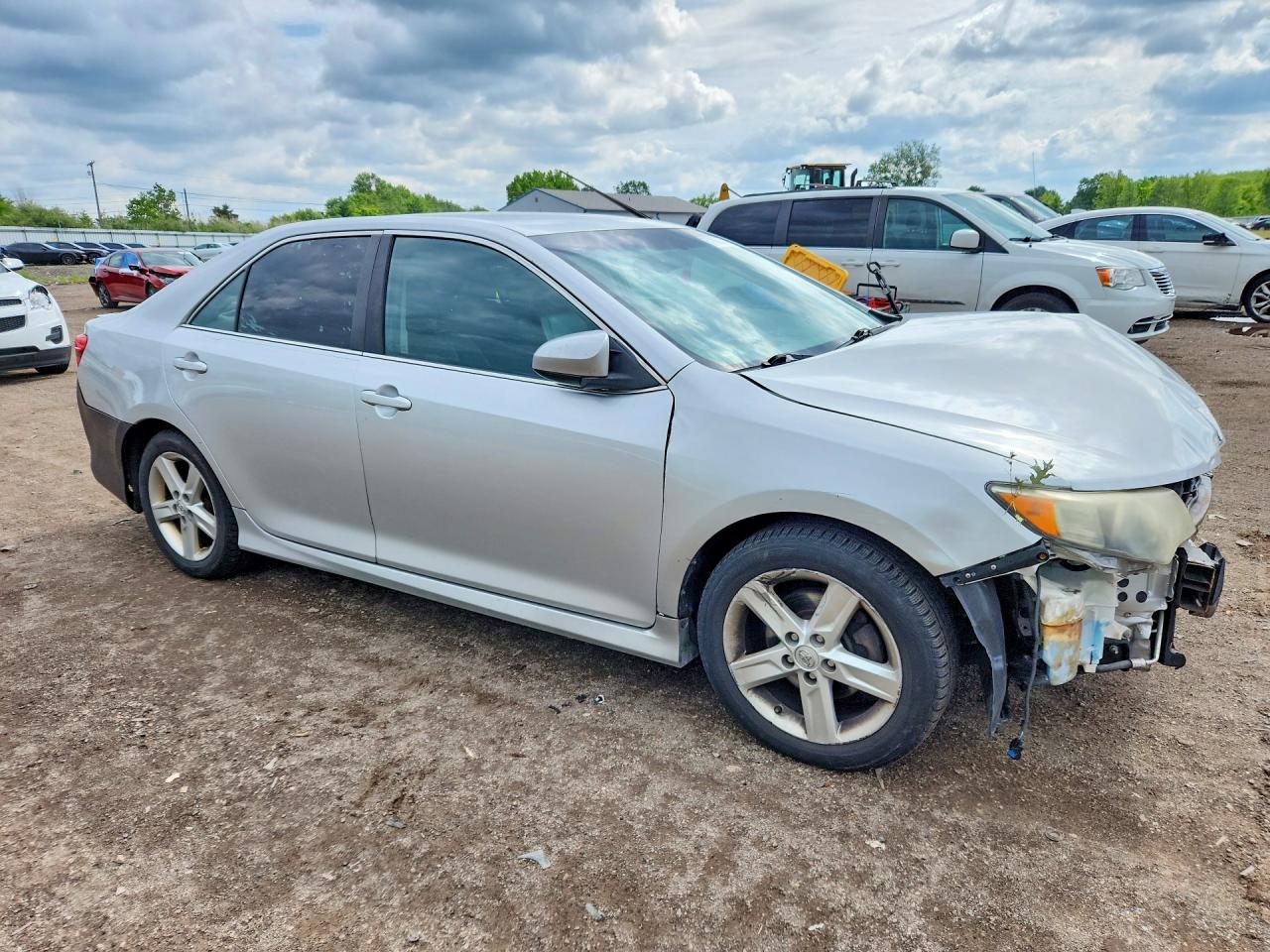 2014 Toyota Camry Se Silver vin: 4T1BF1FK0EU378529