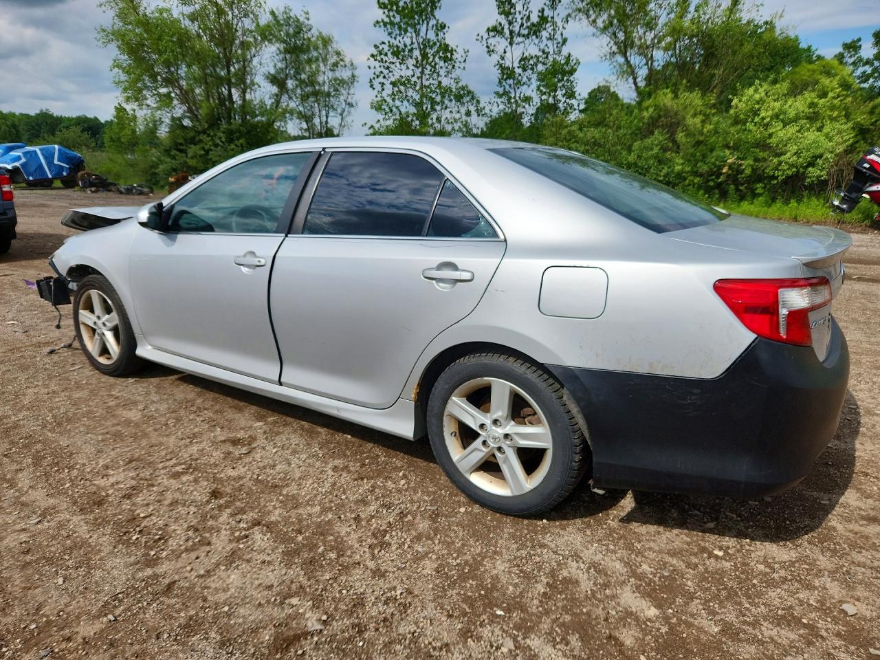 2014 Toyota Camry Se Silver vin: 4T1BF1FK0EU378529