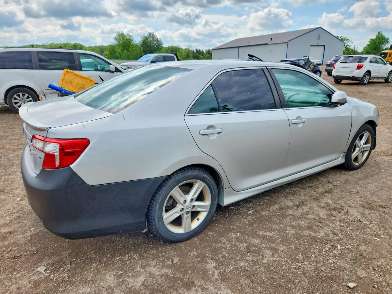 2014 Toyota Camry Se Silver vin: 4T1BF1FK0EU378529