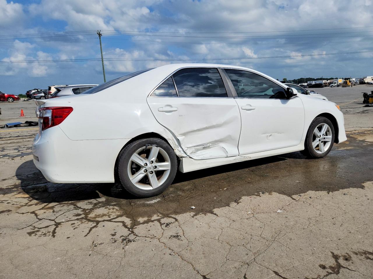 2014 Toyota Camry Se White vin: 4T1BF1FK0EU386212