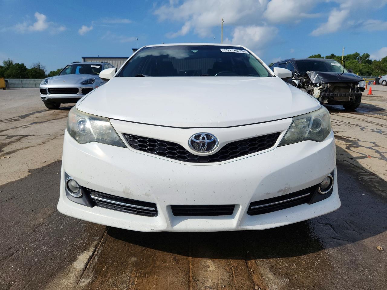2014 Toyota Camry Se White vin: 4T1BF1FK0EU386212