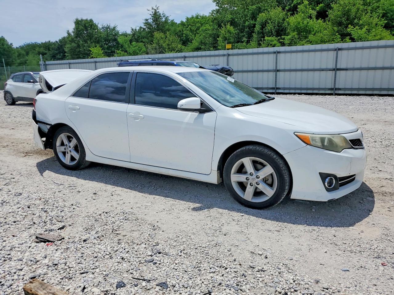 2014 Toyota Camry Se White vin: 4T1BF1FK0EU391071