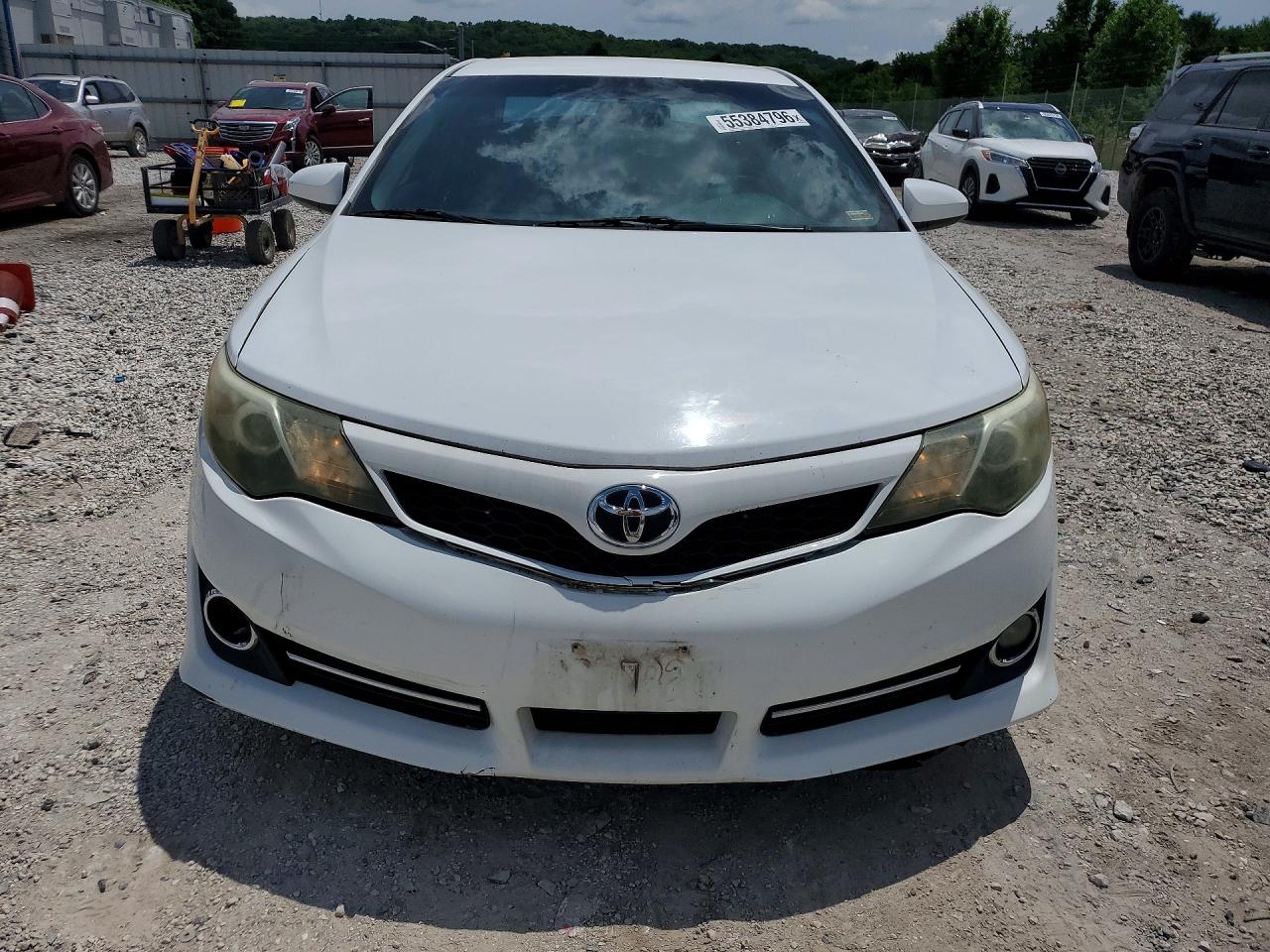 2014 Toyota Camry Se White vin: 4T1BF1FK0EU391071