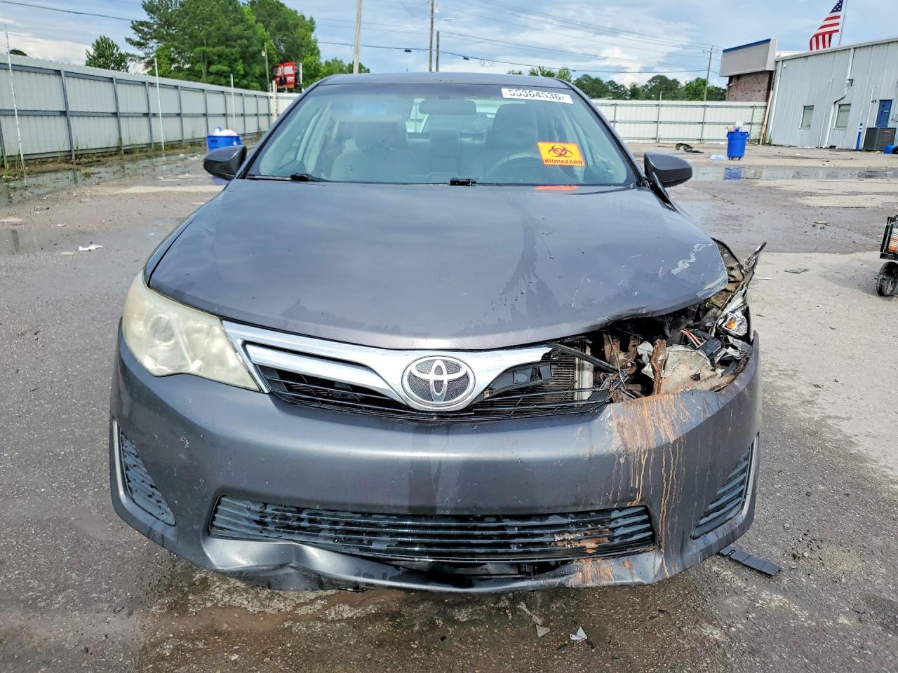2014 Toyota Camry Le Серый vin: 4T1BF1FK0EU391684