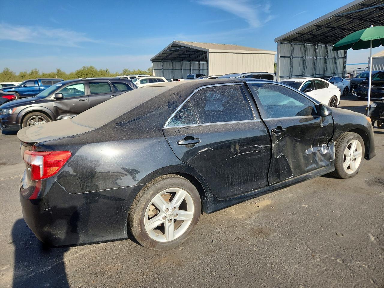 2014 Toyota Camry Se Black vin: 4T1BF1FK0EU411934