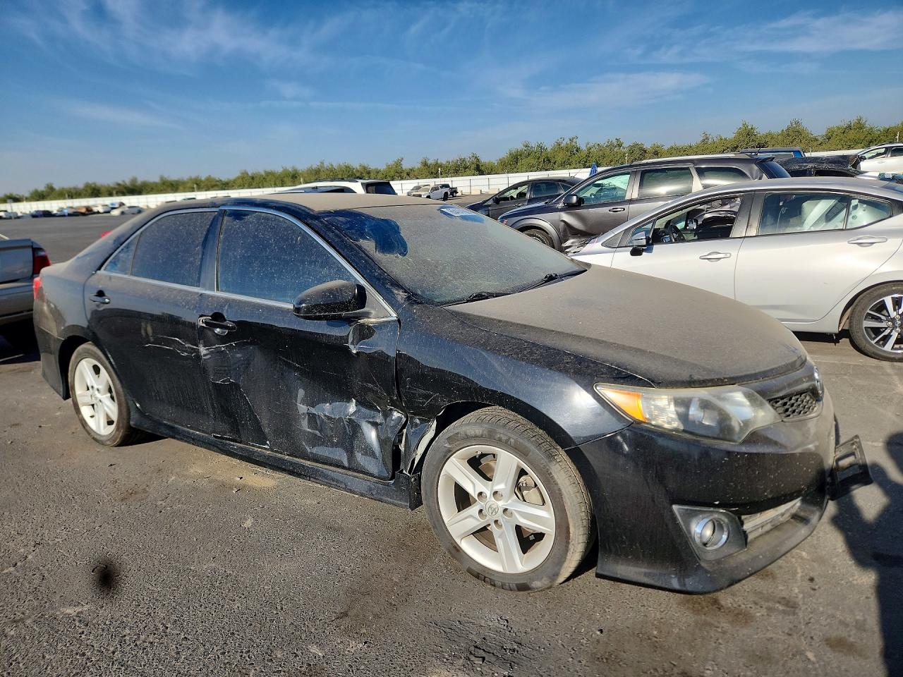 2014 Toyota Camry Se Black vin: 4T1BF1FK0EU411934