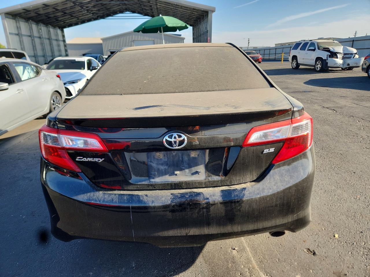 2014 Toyota Camry Se Black vin: 4T1BF1FK0EU411934