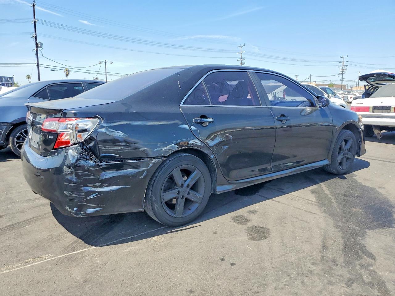 2014 Toyota Camry Se Black vin: 4T1BF1FK0EU416521