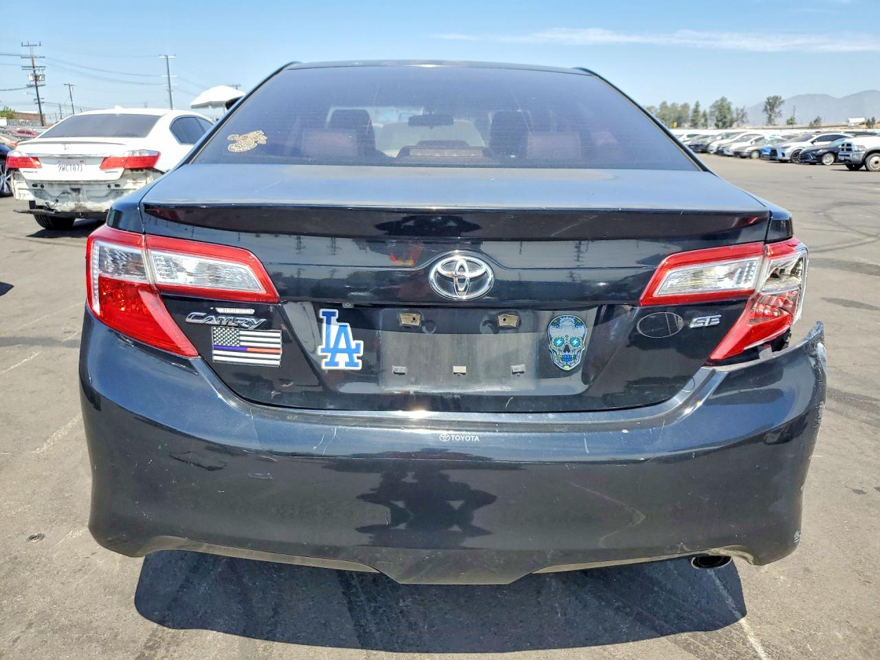 2014 Toyota Camry Se Black vin: 4T1BF1FK0EU416521