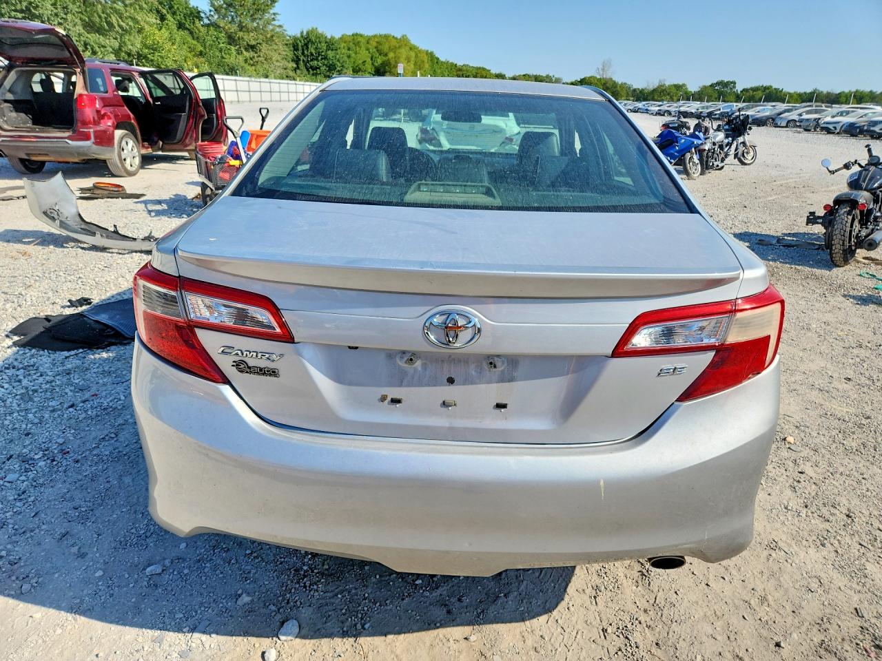 2014 Toyota Camry Se Silver vin: 4T1BF1FK0EU423355