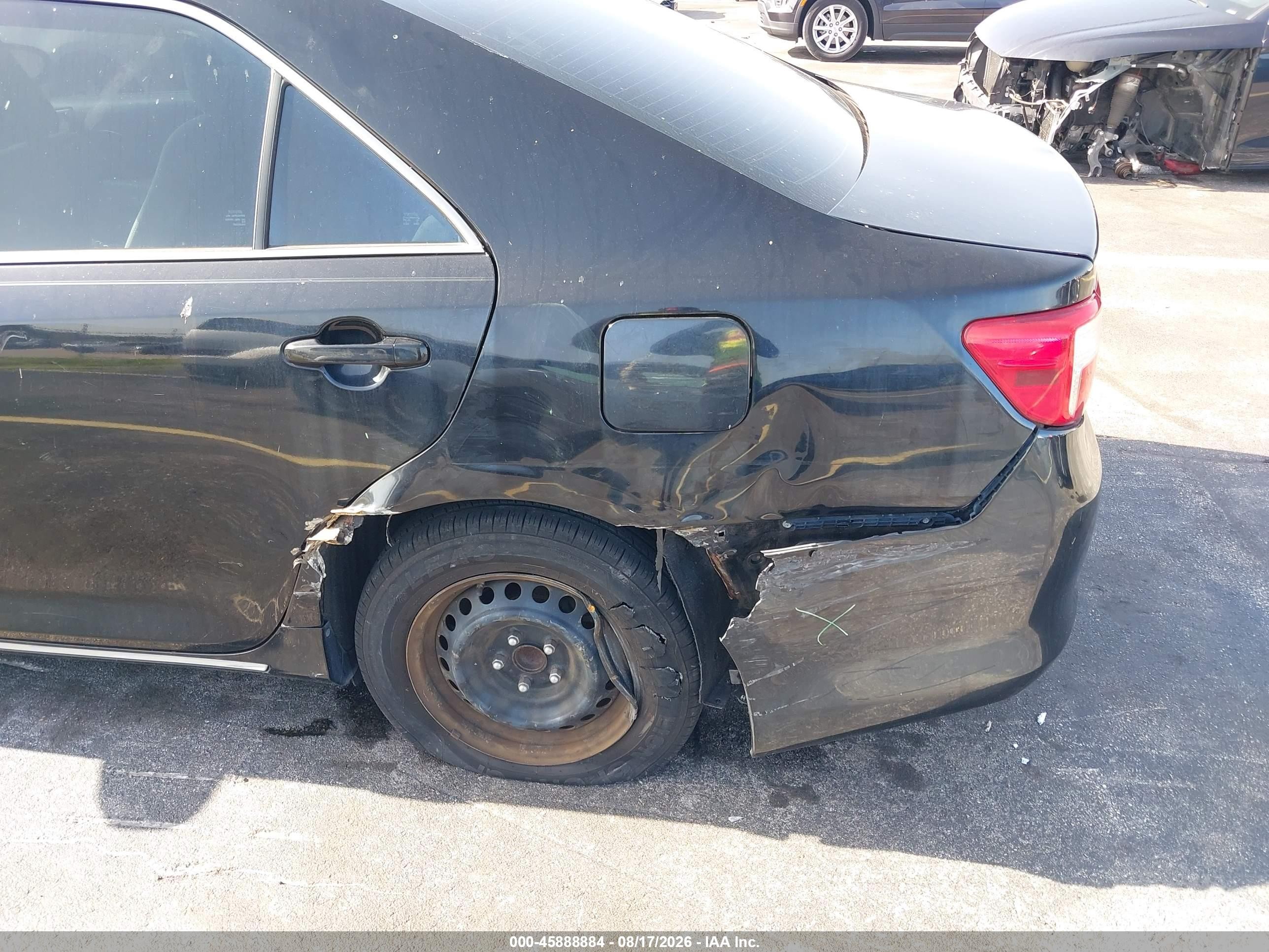 2014 Toyota Camry Le Черный vin: 4T1BF1FK0EU425915