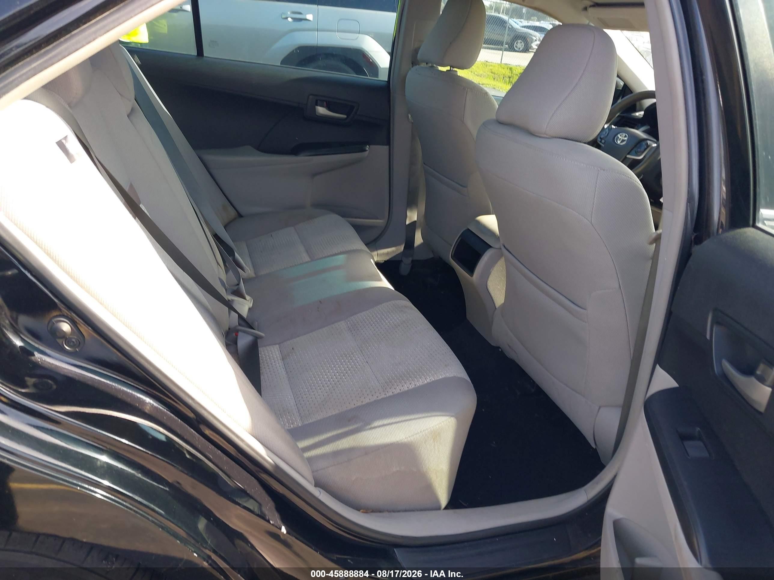 2014 Toyota Camry Le Черный vin: 4T1BF1FK0EU425915