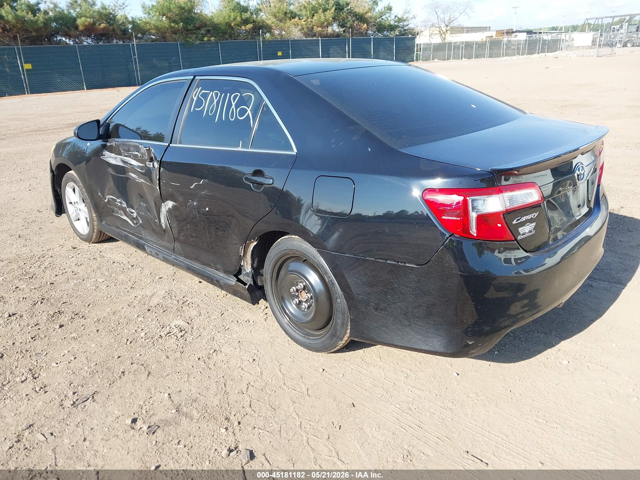 2014 Toyota Camry Se Black vin: 4T1BF1FK0EU431469