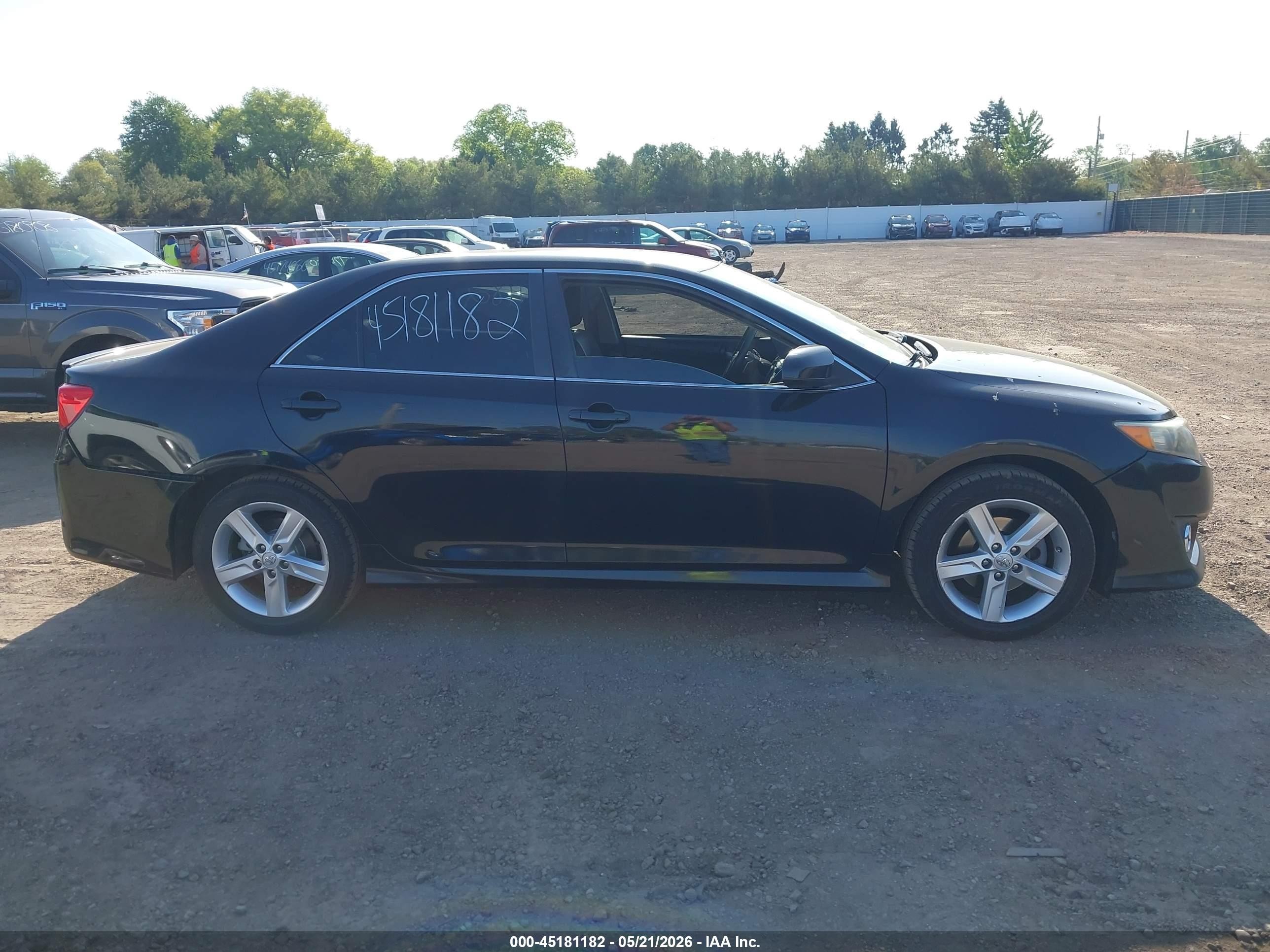 2014 Toyota Camry Se Black vin: 4T1BF1FK0EU431469