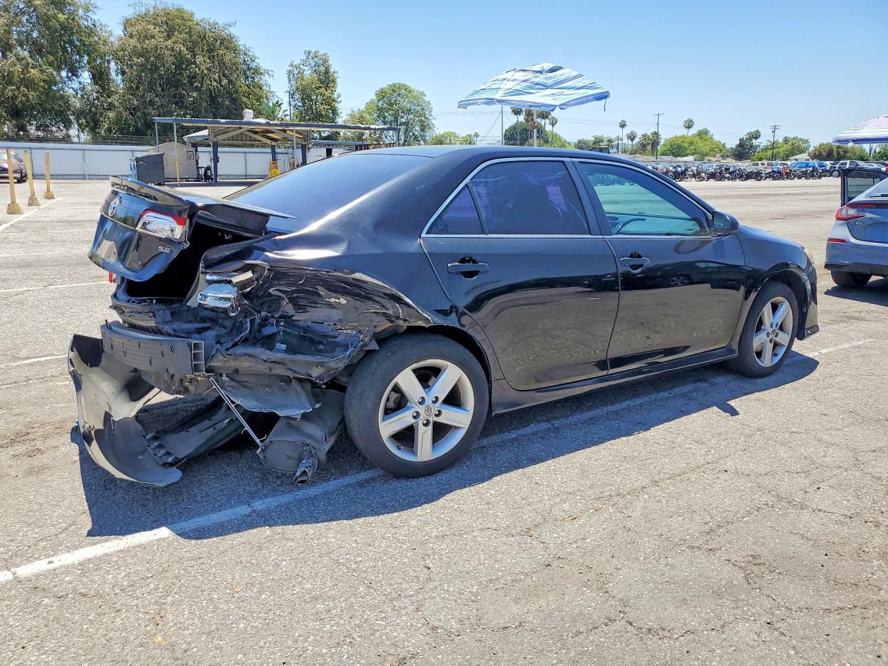 2014 Toyota Camry Se Black vin: 4T1BF1FK0EU445615