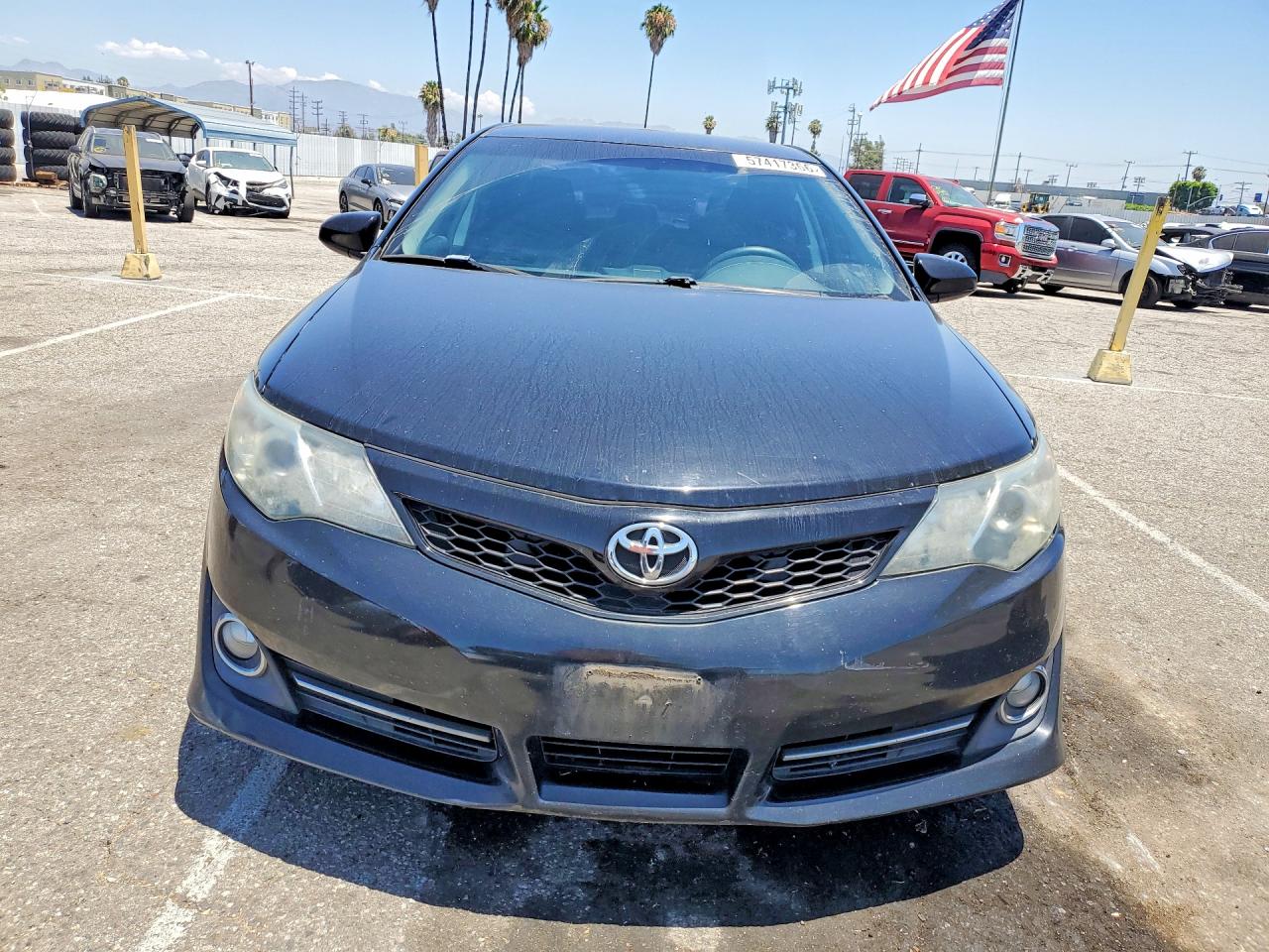 2014 Toyota Camry Se Black vin: 4T1BF1FK0EU445615