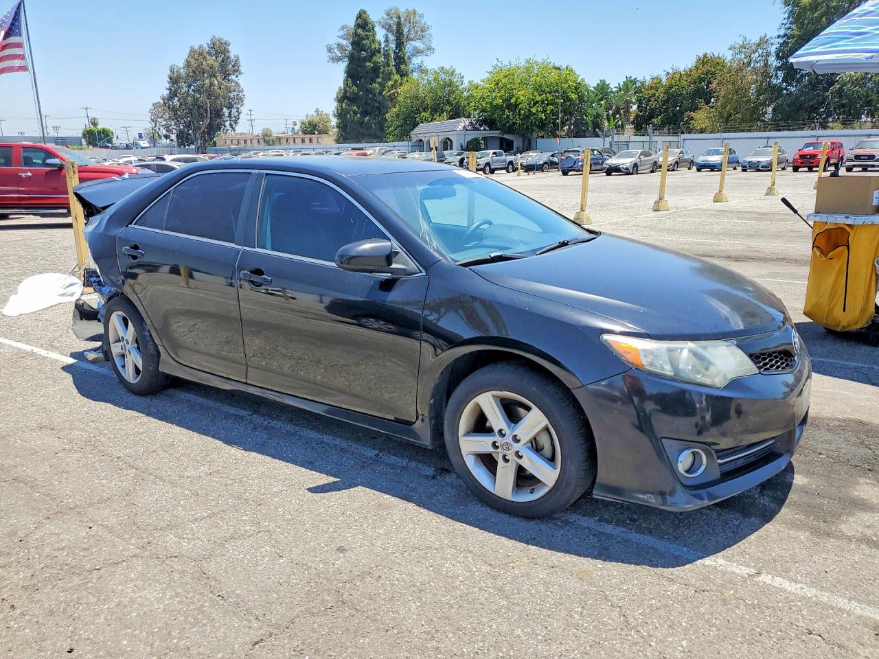 2014 Toyota Camry Se Black vin: 4T1BF1FK0EU445615
