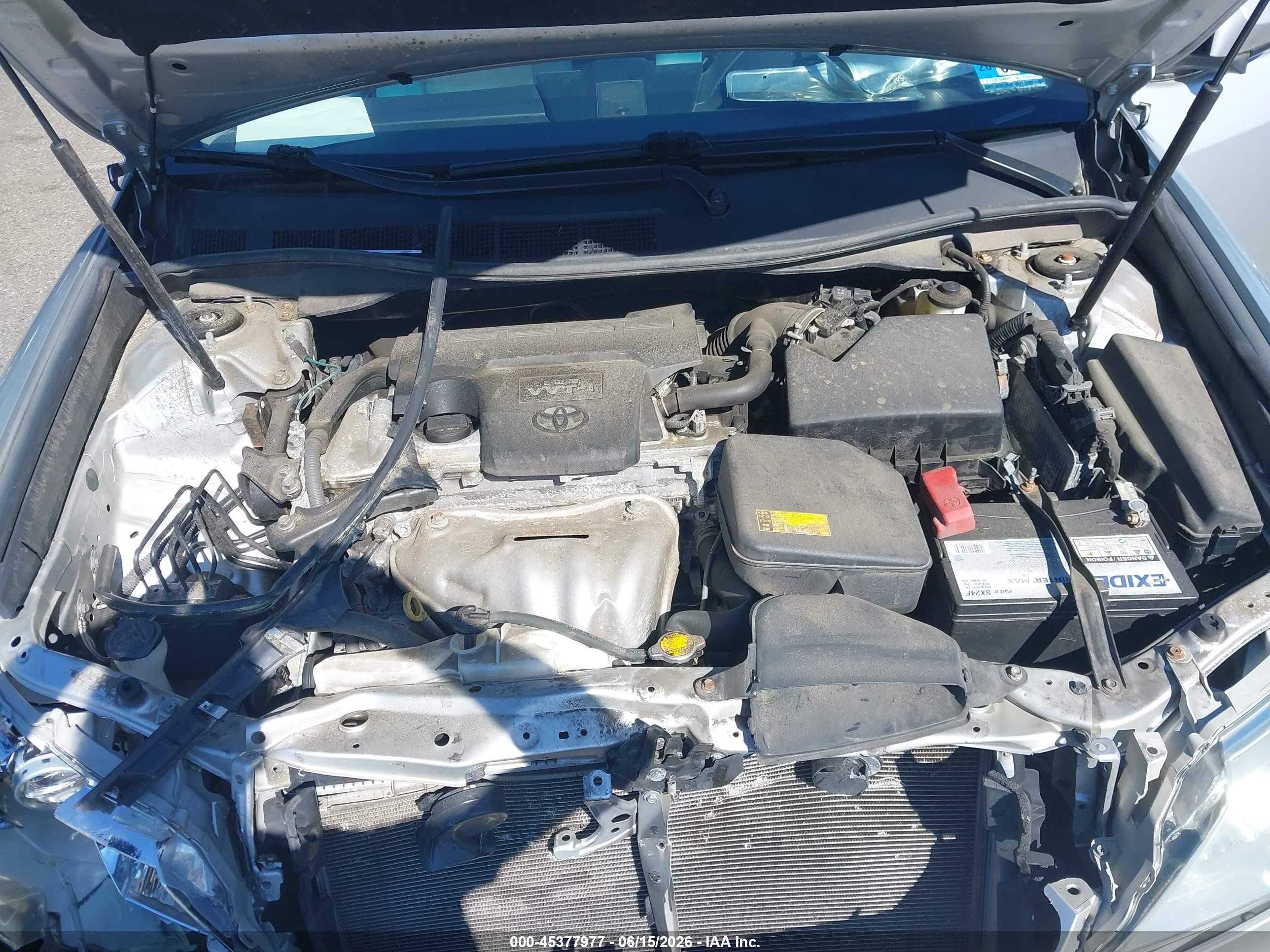 2014 Toyota Camry Le Silver vin: 4T1BF1FK0EU448823