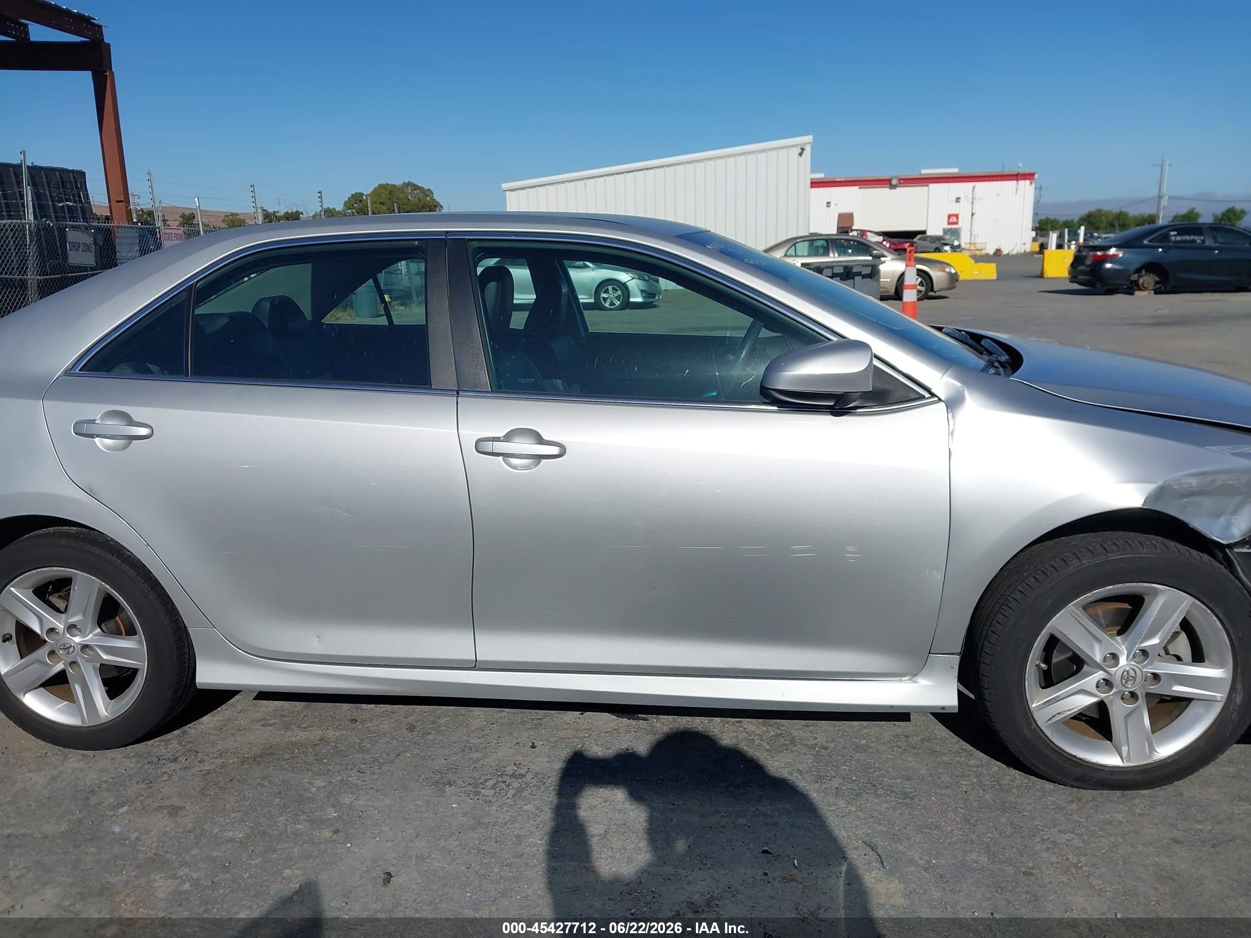 2014 Toyota Camry Se Gray vin: 4T1BF1FK0EU453522