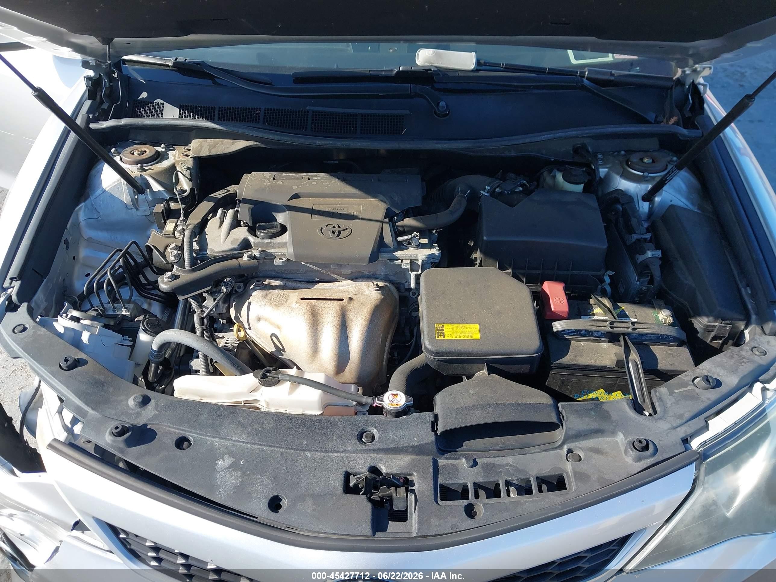 2014 Toyota Camry Se Gray vin: 4T1BF1FK0EU453522