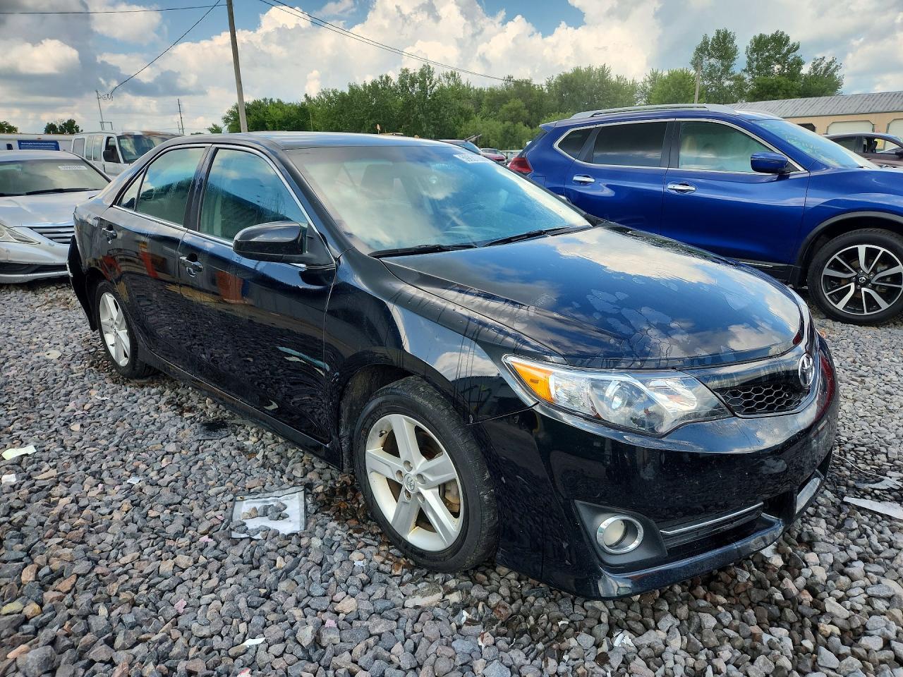 2014 Toyota Camry Se Black vin: 4T1BF1FK0EU459353
