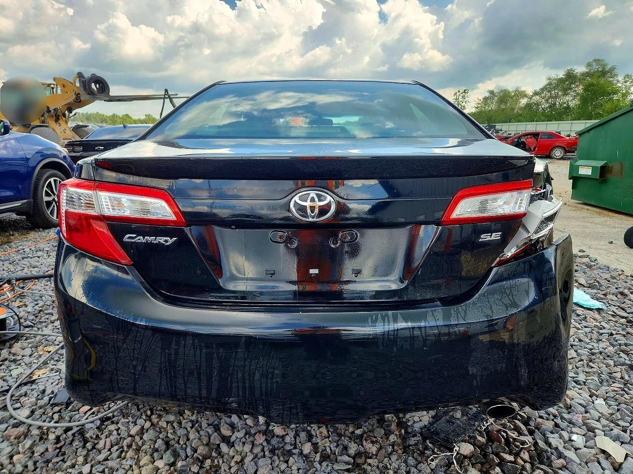 2014 Toyota Camry Se Black vin: 4T1BF1FK0EU459353