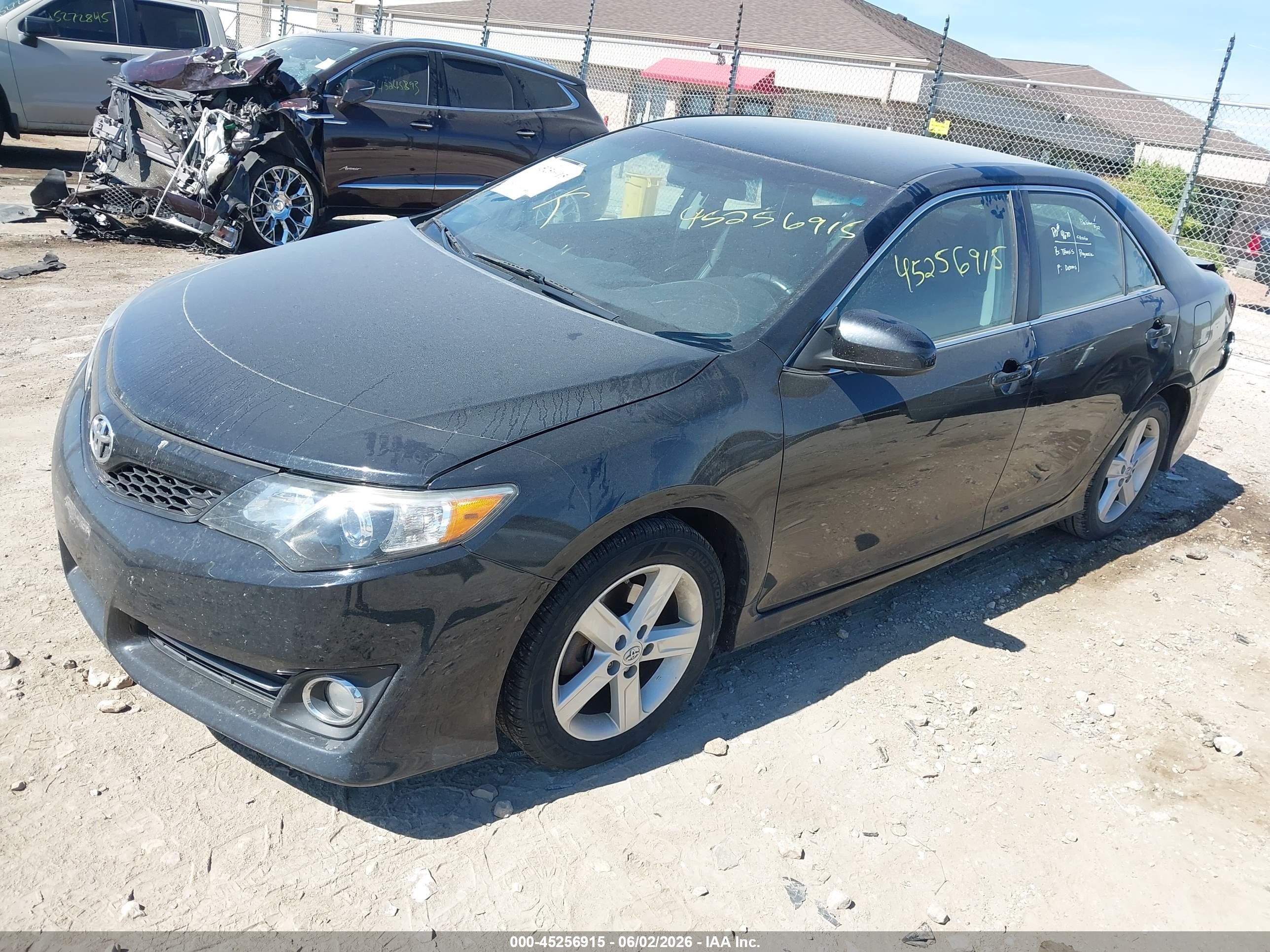 2014 Toyota Camry Se Black vin: 4T1BF1FK0EU461586