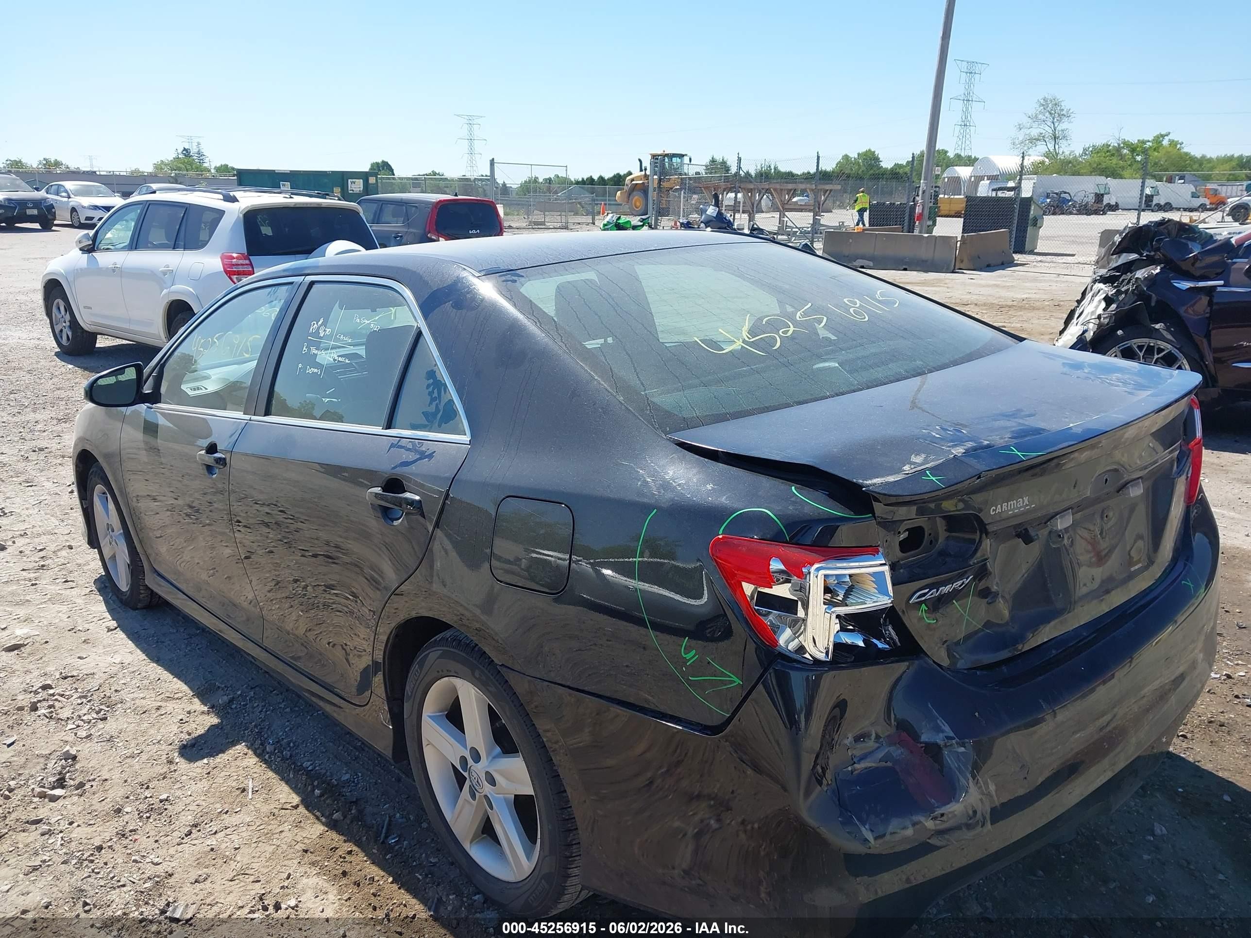 2014 Toyota Camry Se Black vin: 4T1BF1FK0EU461586
