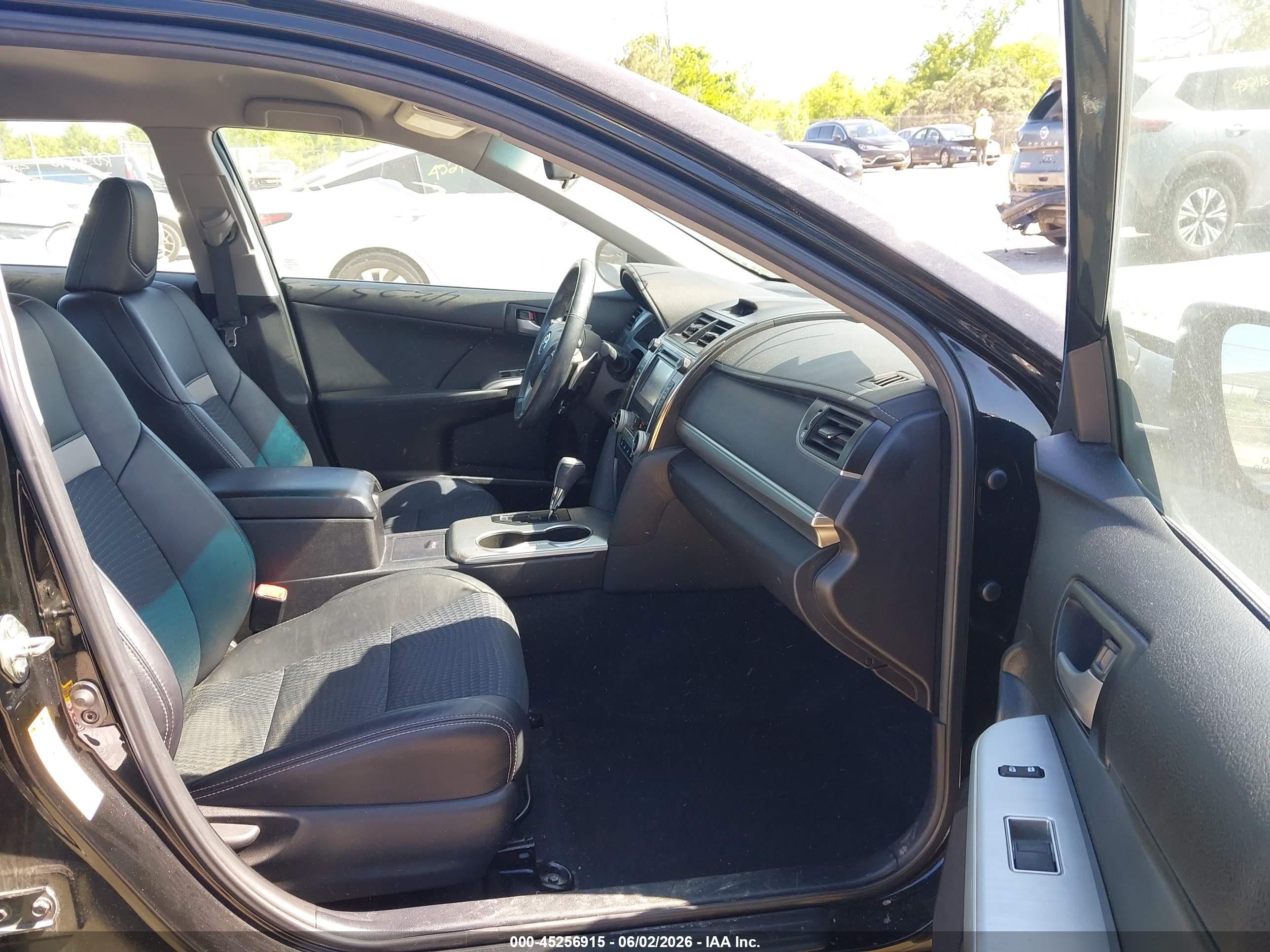 2014 Toyota Camry Se Black vin: 4T1BF1FK0EU461586