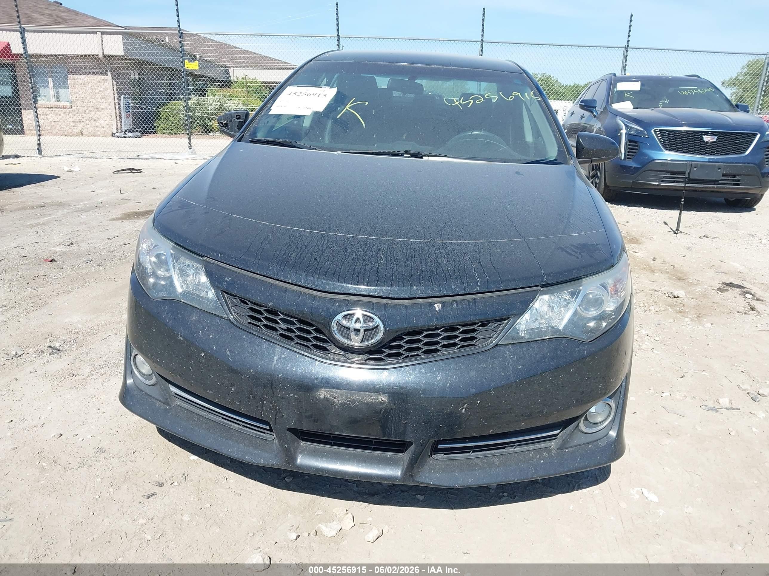 2014 Toyota Camry Se Black vin: 4T1BF1FK0EU461586