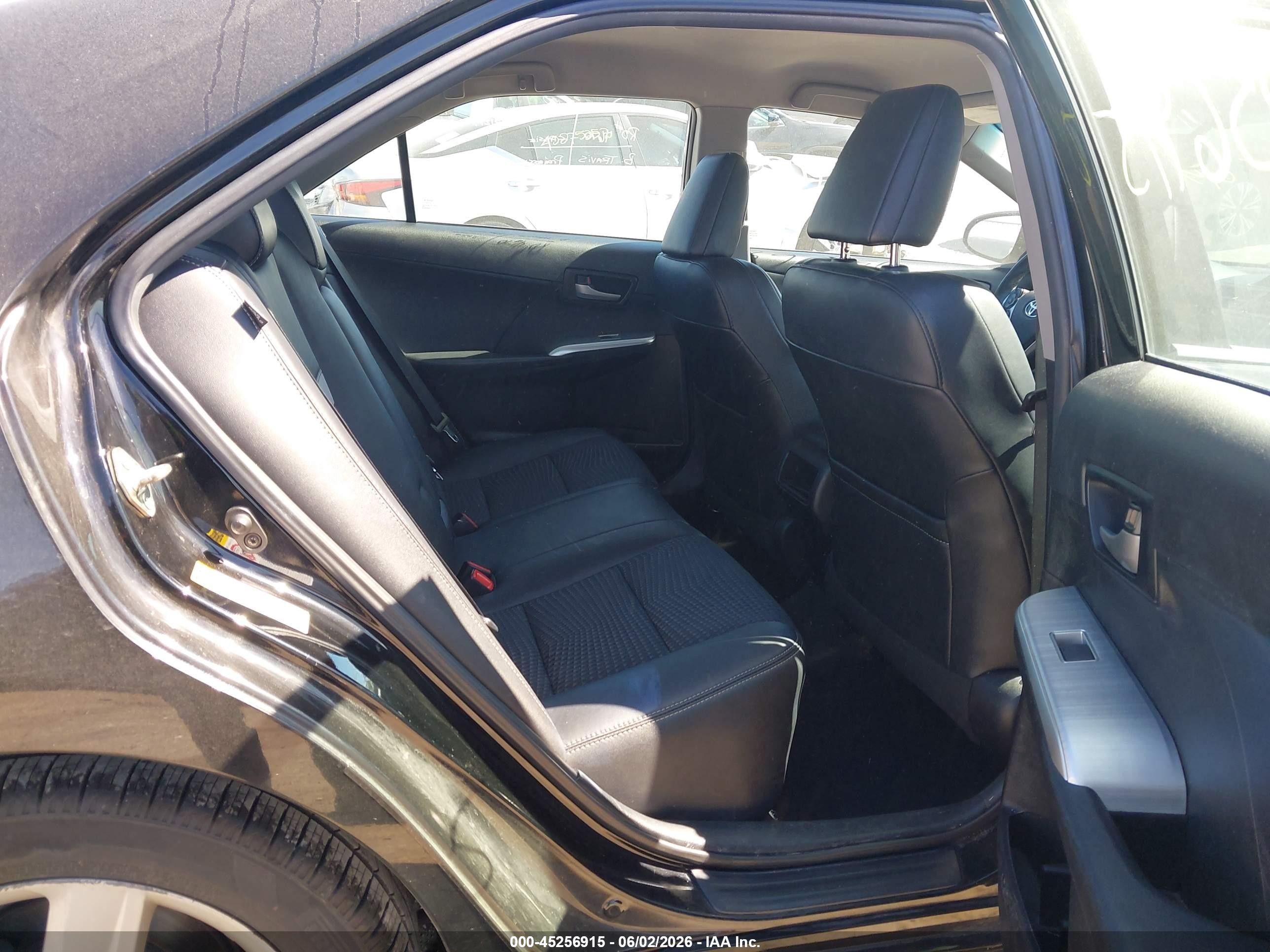 2014 Toyota Camry Se Black vin: 4T1BF1FK0EU461586