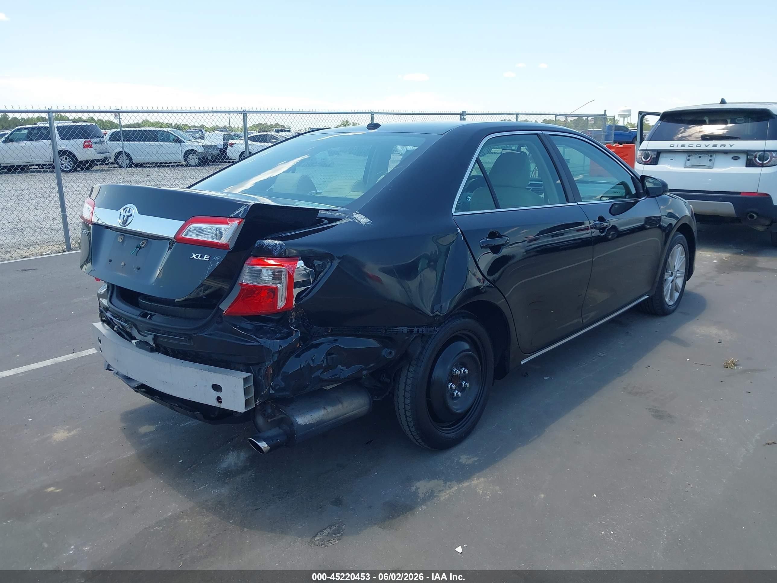 2014 Toyota Camry Xle Black vin: 4T1BF1FK0EU467470