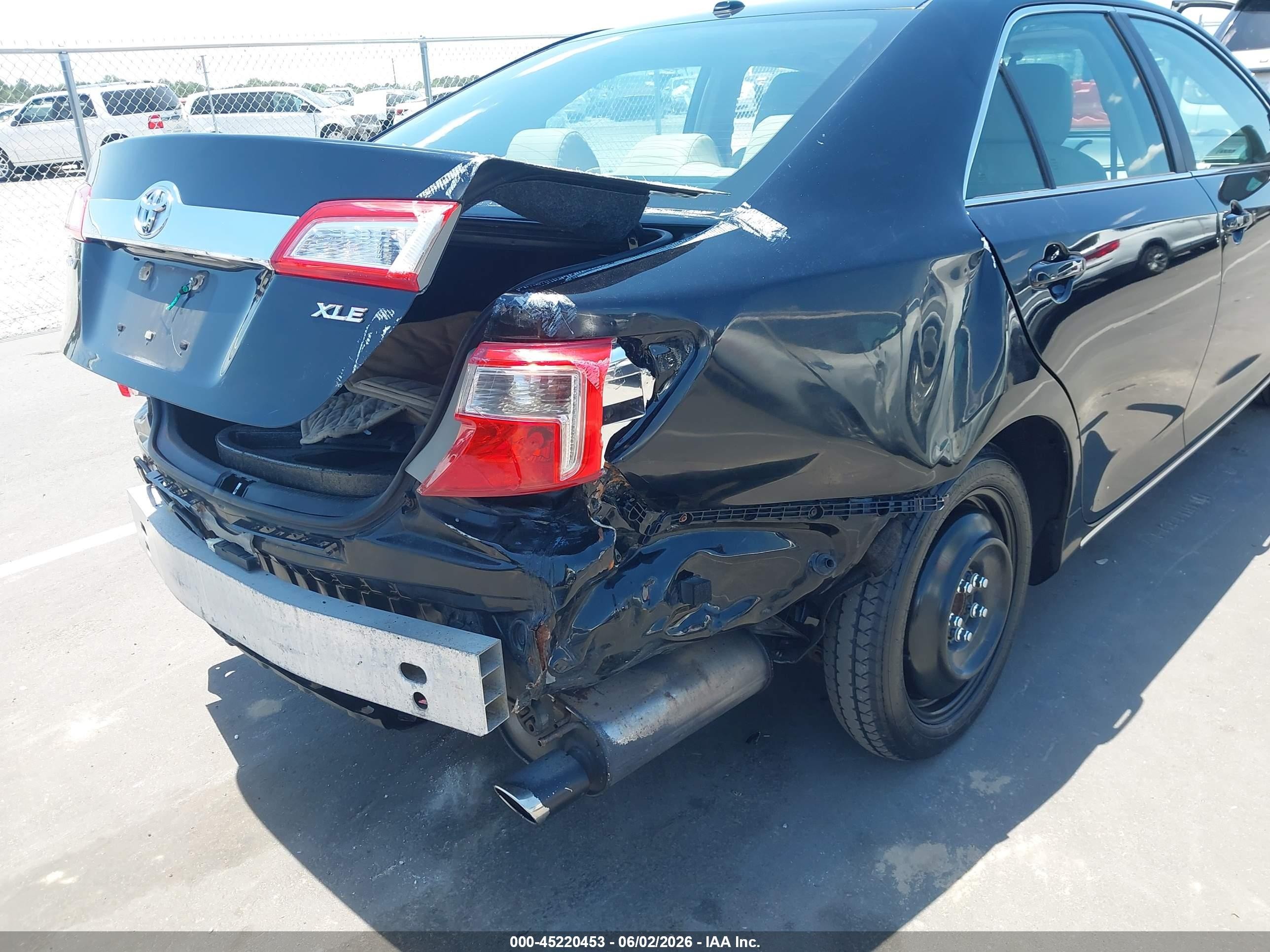 2014 Toyota Camry Xle Black vin: 4T1BF1FK0EU467470