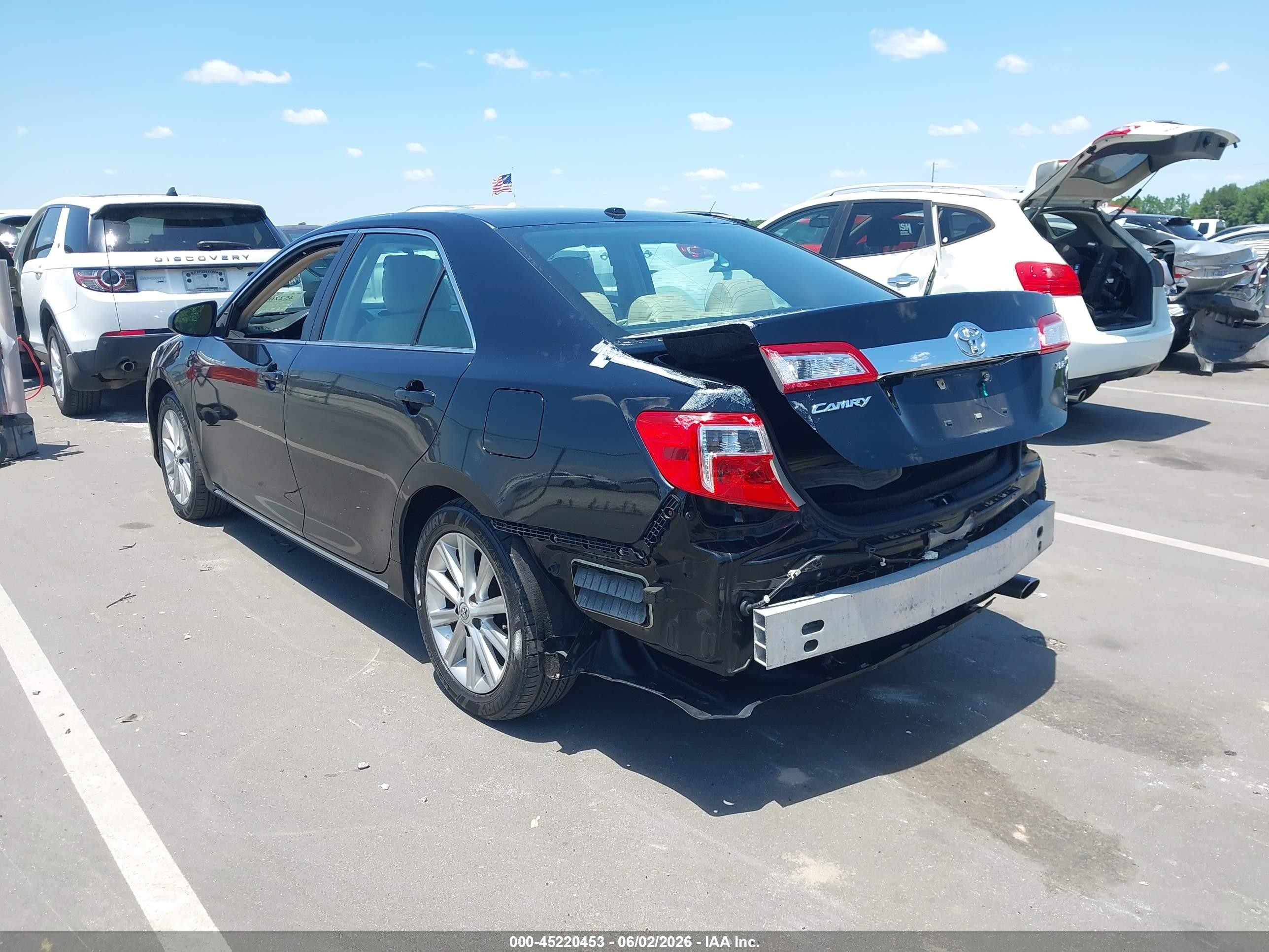 2014 Toyota Camry Xle Black vin: 4T1BF1FK0EU467470