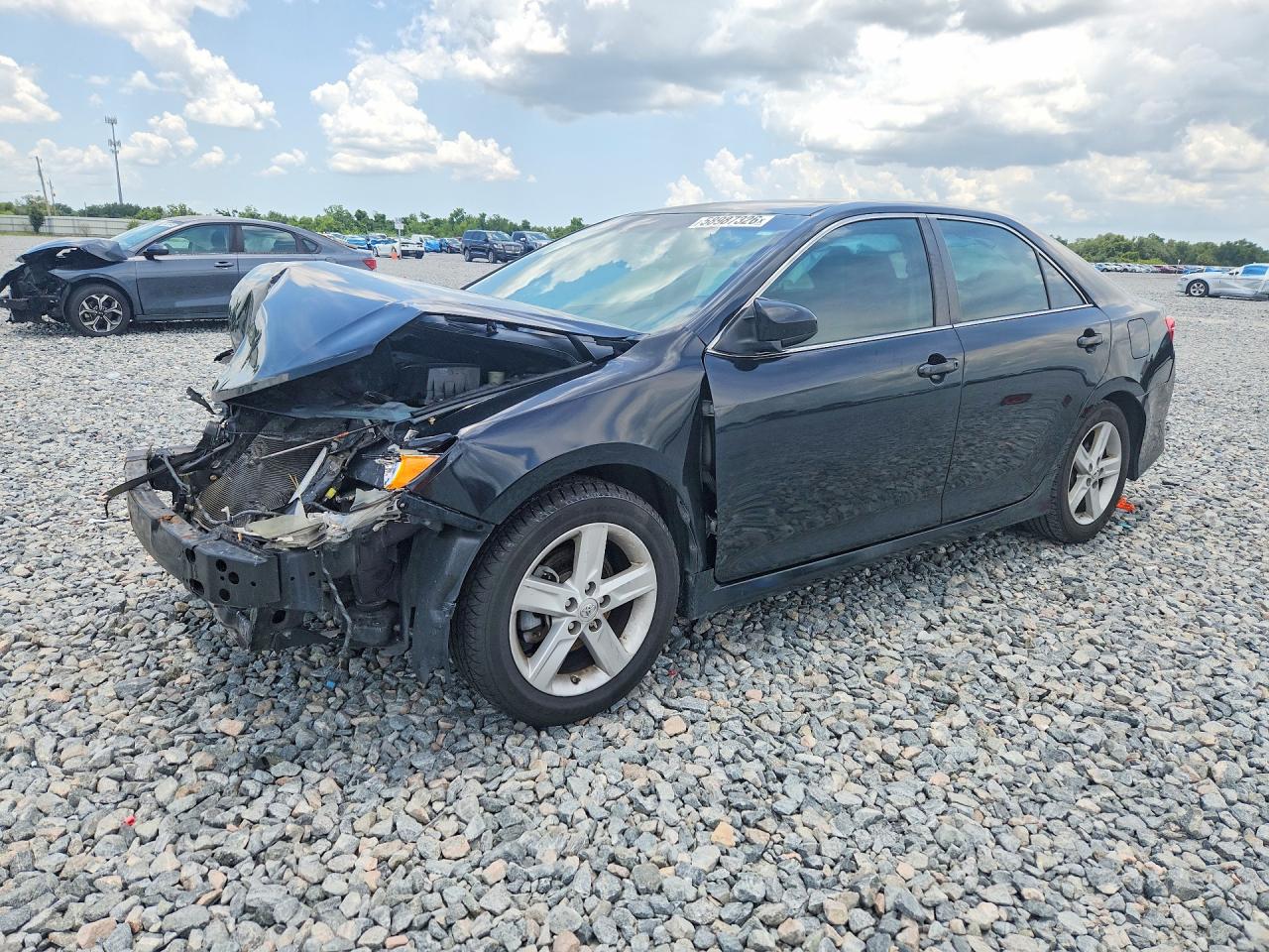 2014 Toyota Camry Se Black vin: 4T1BF1FK0EU469137