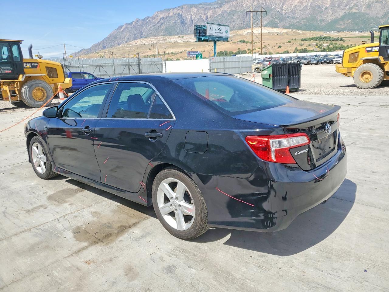 2014 Toyota Camry Se Black vin: 4T1BF1FK0EU471213
