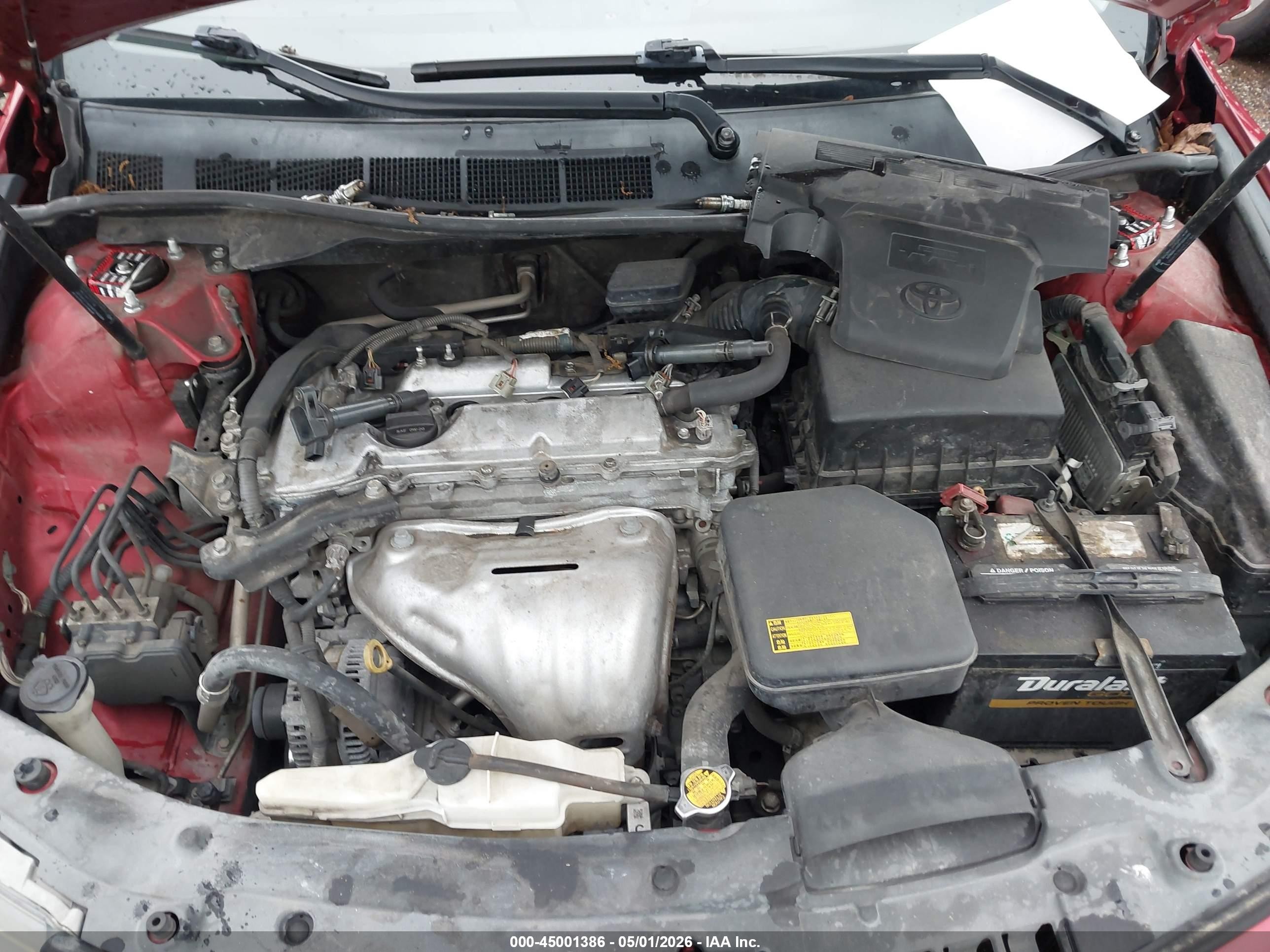 2014 Toyota Camry Se Red vin: 4T1BF1FK0EU729519