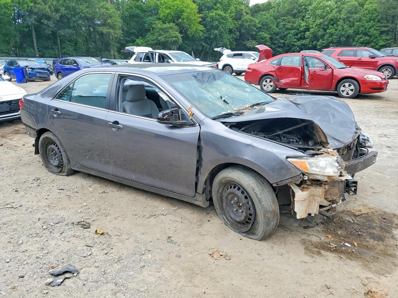 2014 Toyota Camry L Charcoal vin: 4T1BF1FK0EU733828