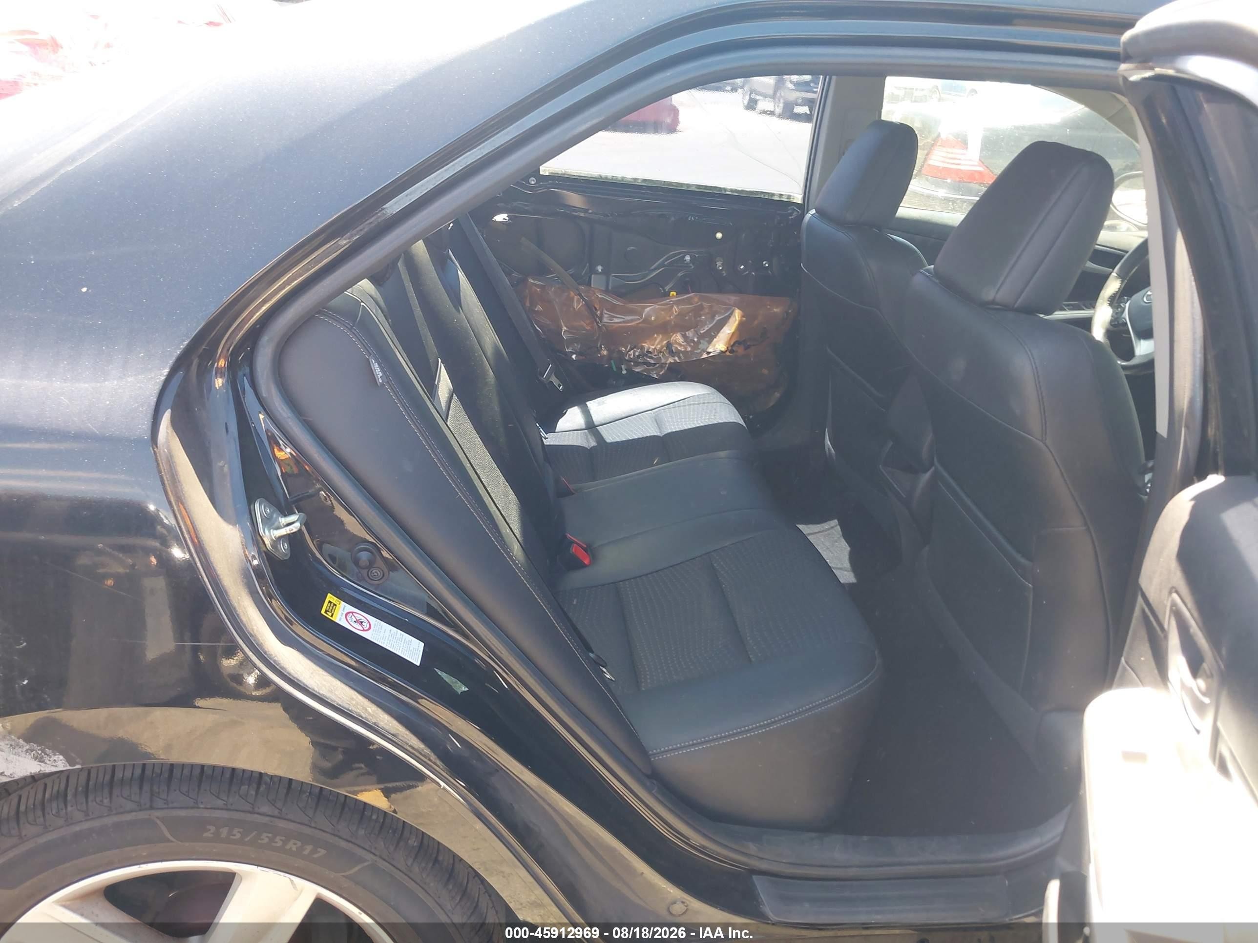 2014 Toyota Camry Se Black vin: 4T1BF1FK0EU744795