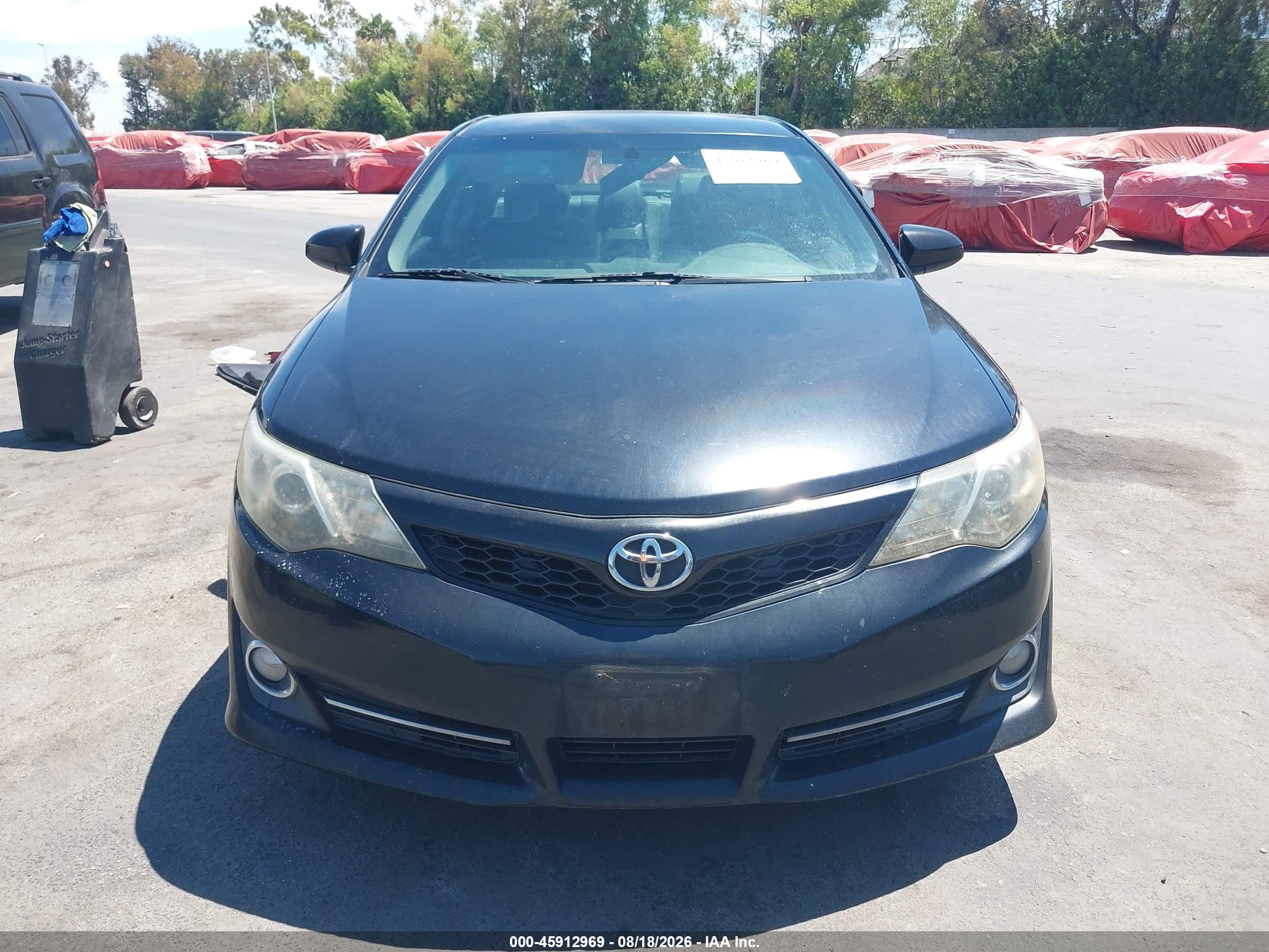 2014 Toyota Camry Se Black vin: 4T1BF1FK0EU744795