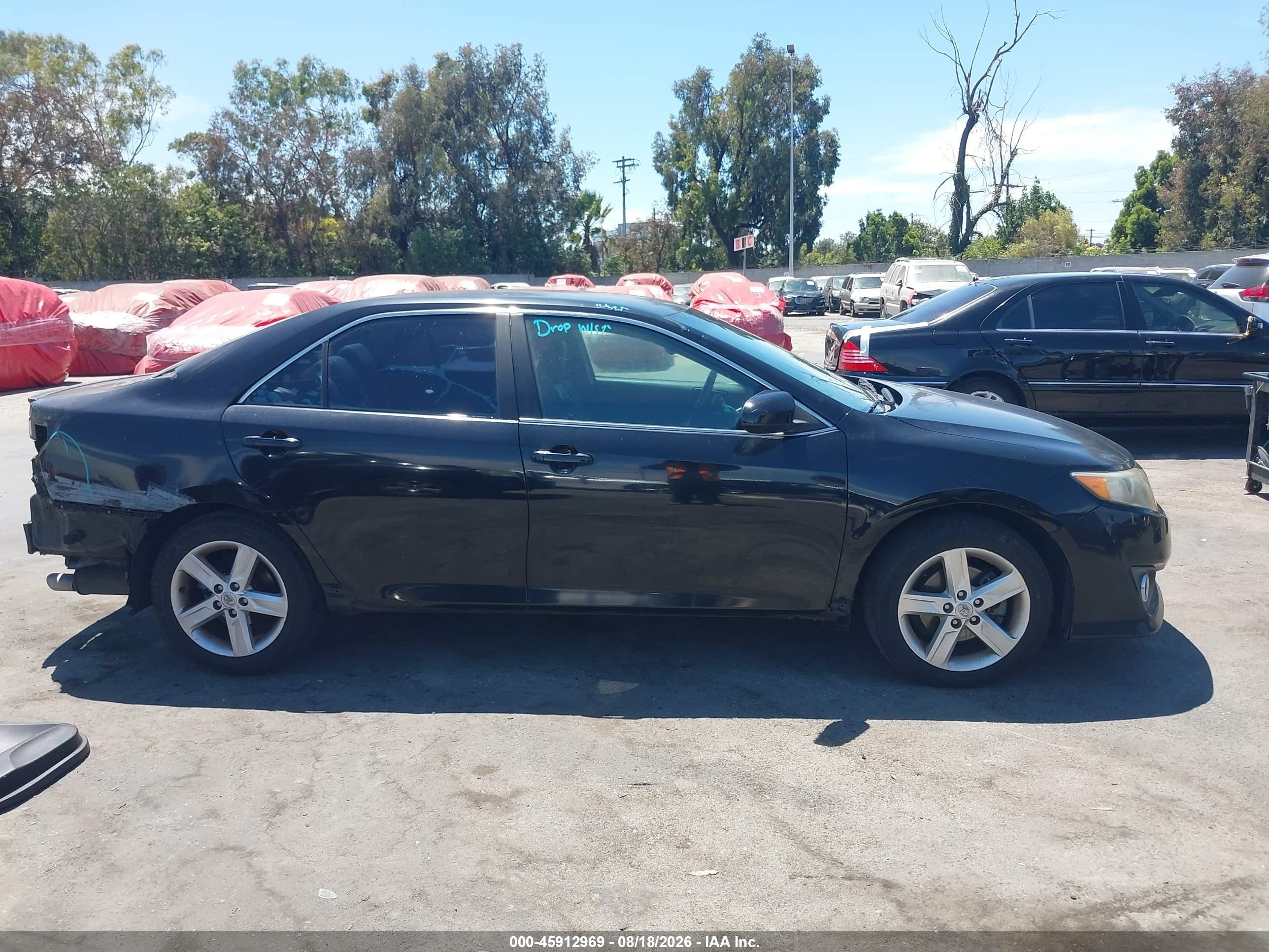 2014 Toyota Camry Se Black vin: 4T1BF1FK0EU744795