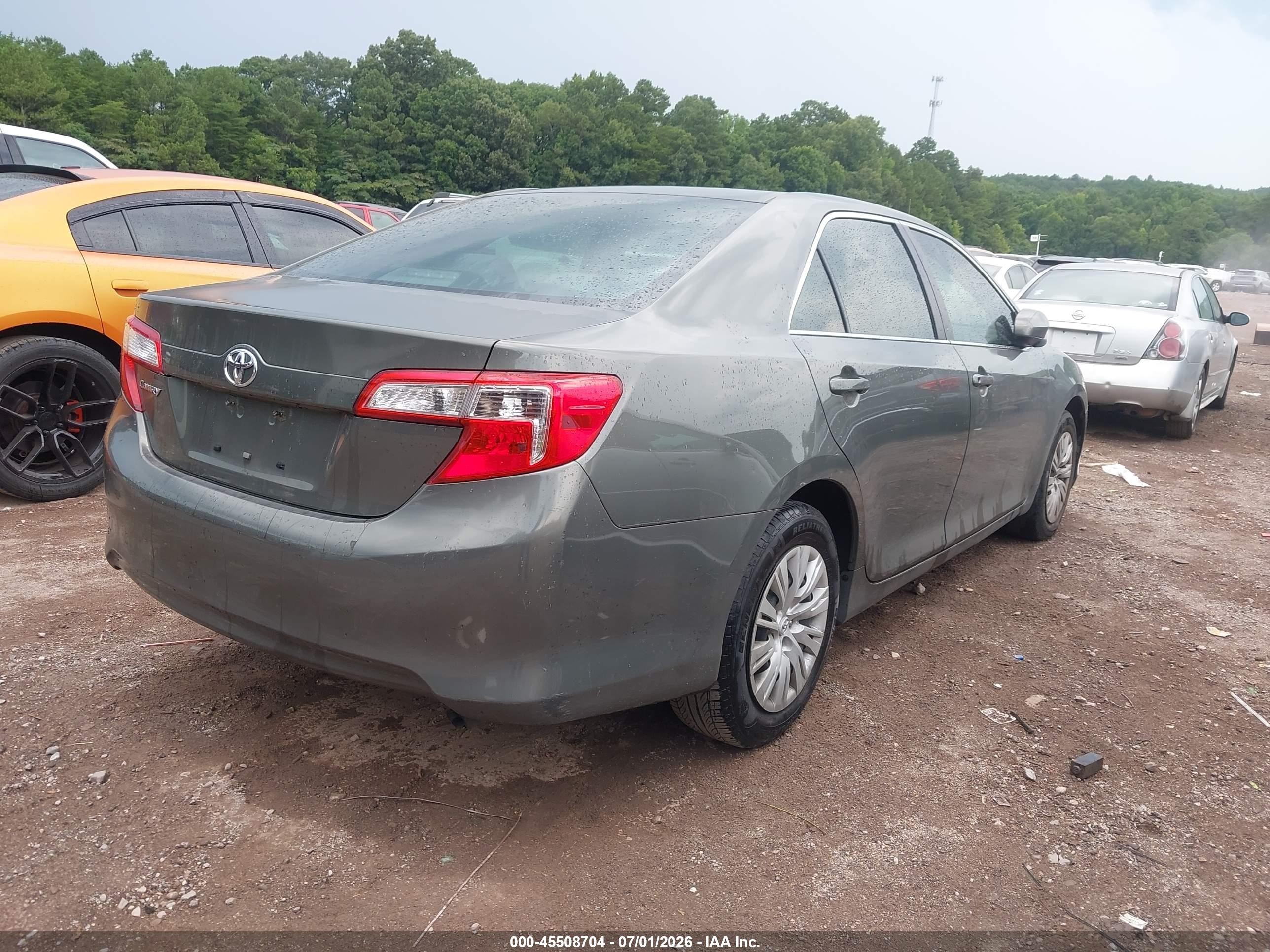 2014 Toyota Camry L Gray vin: 4T1BF1FK0EU758261