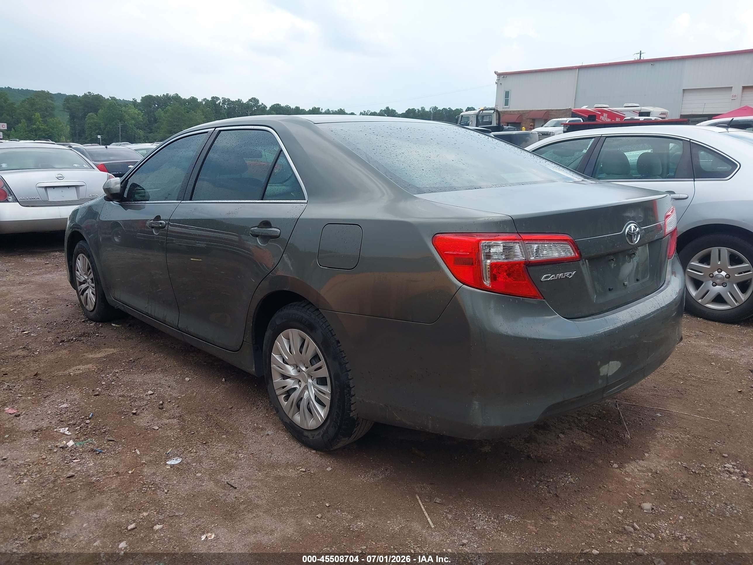 2014 Toyota Camry L Gray vin: 4T1BF1FK0EU758261