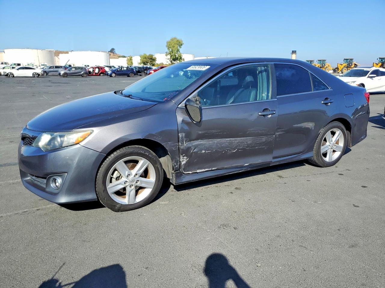 2014 Toyota Camry Se Серый vin: 4T1BF1FK0EU767624