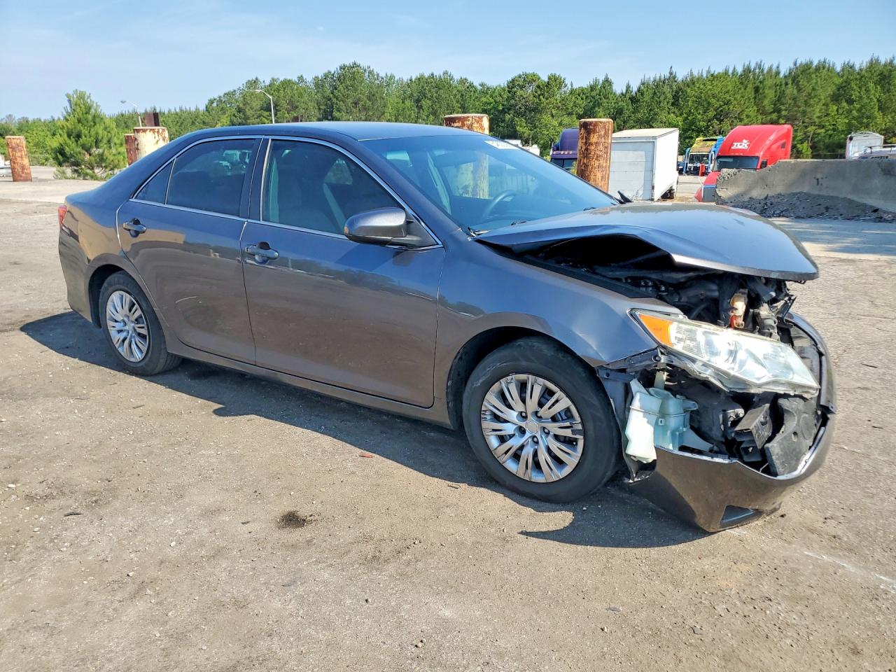 2014 Toyota Camry L Gray vin: 4T1BF1FK0EU768692