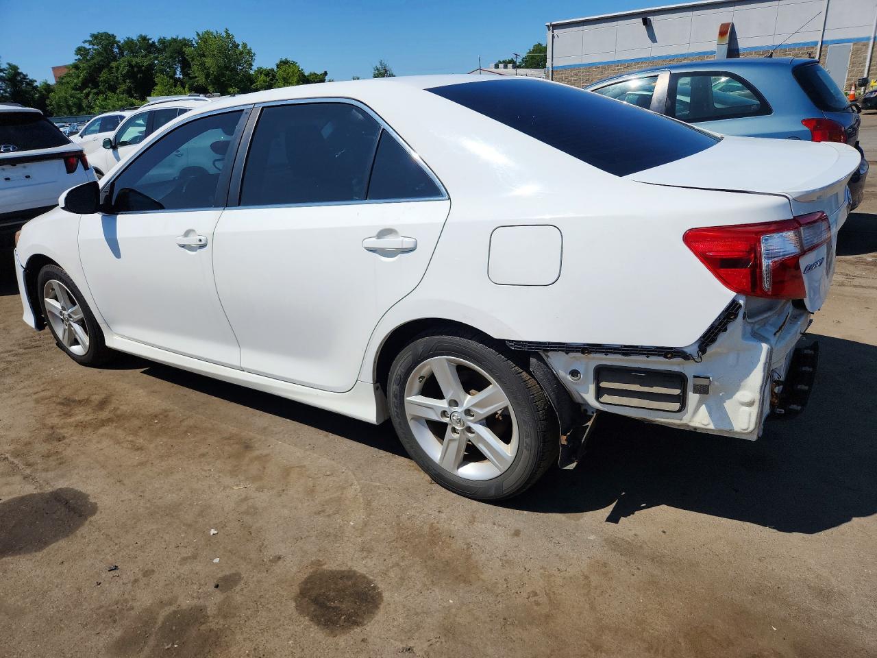 2014 Toyota Camry Se White vin: 4T1BF1FK0EU782477