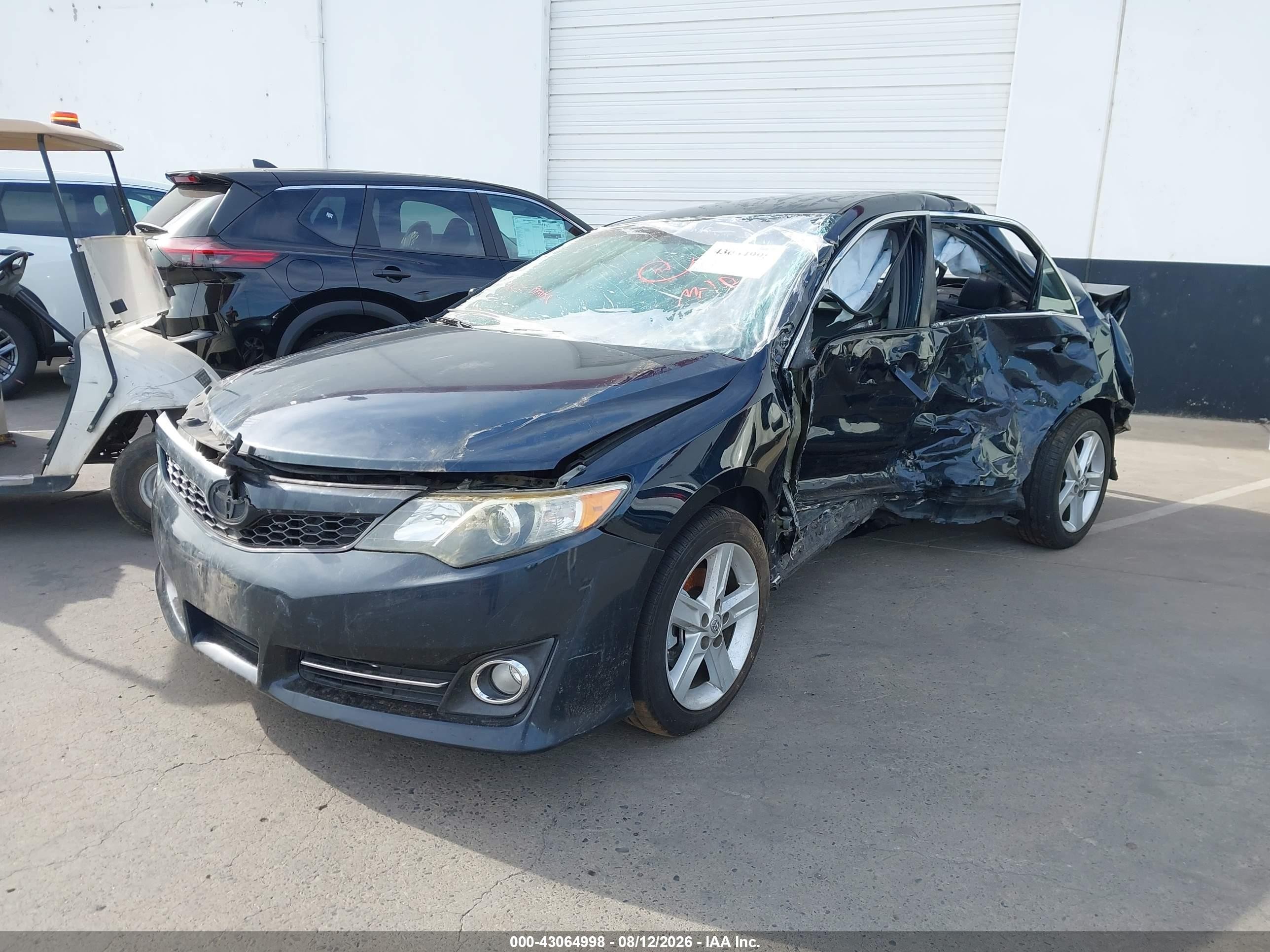 2014 Toyota Camry Se Black vin: 4T1BF1FK0EU783306
